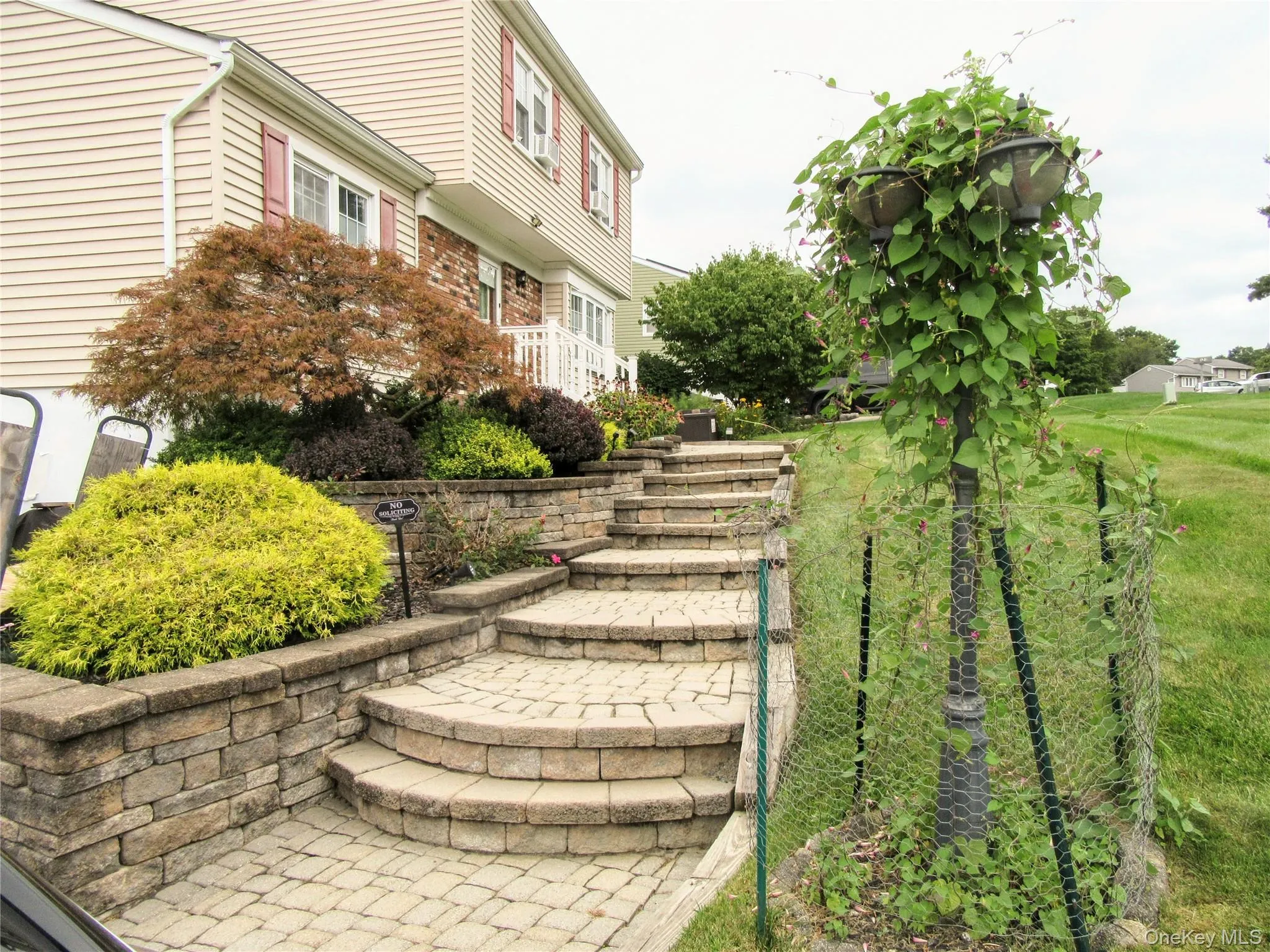 Front paver entry Front paver entry