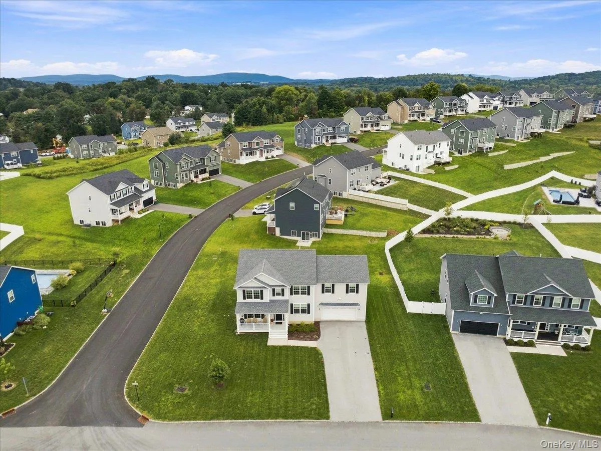 Corner lot aerial view Corner lot aerial view