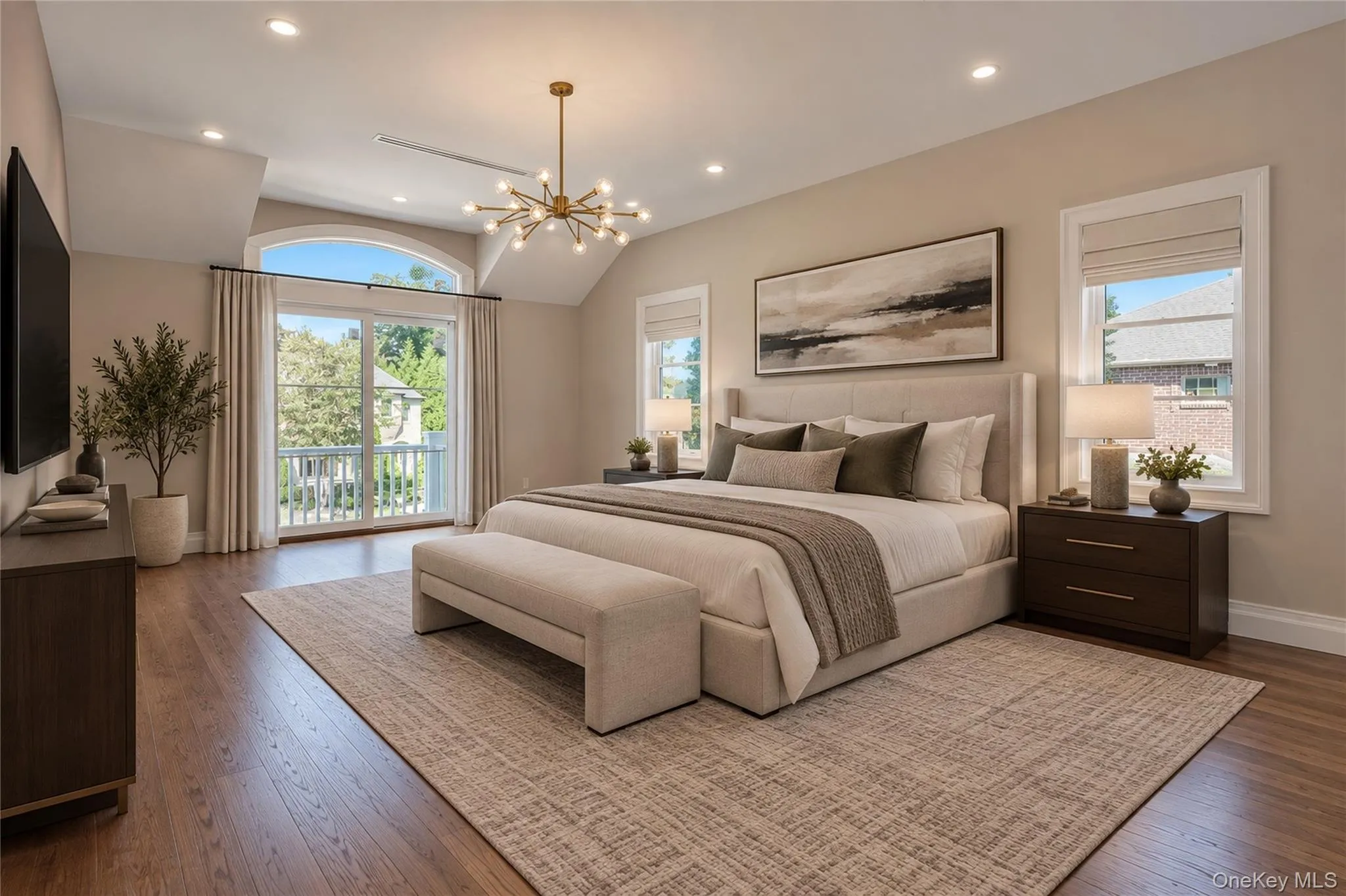 Staged Primary Bedroom Staged Primary Bedroom