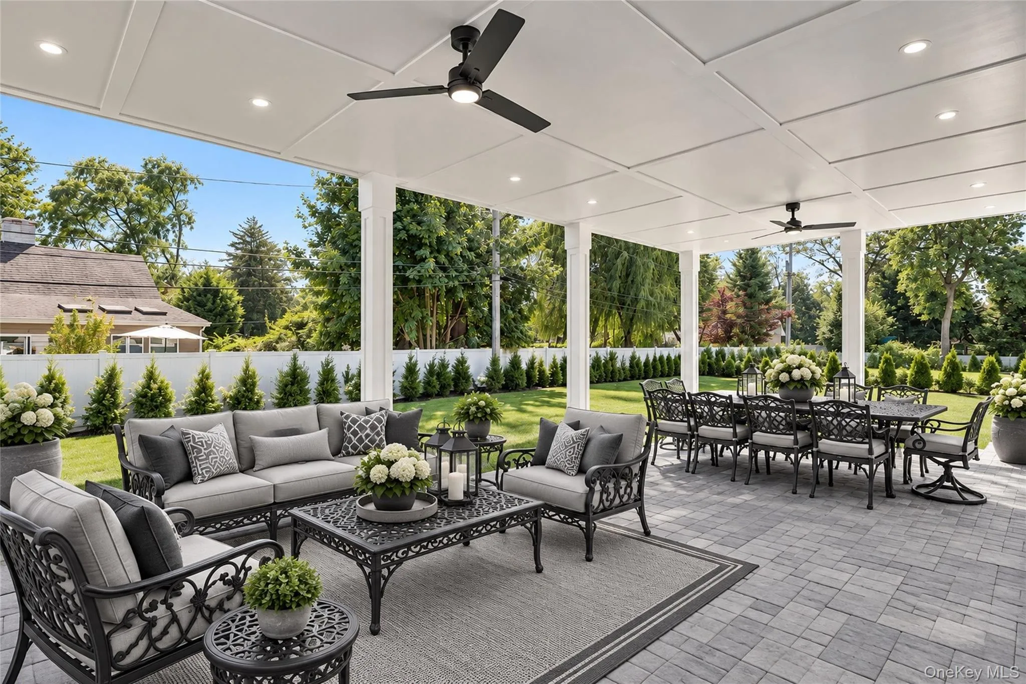 Backyard Staged Patio Backyard Staged Patio