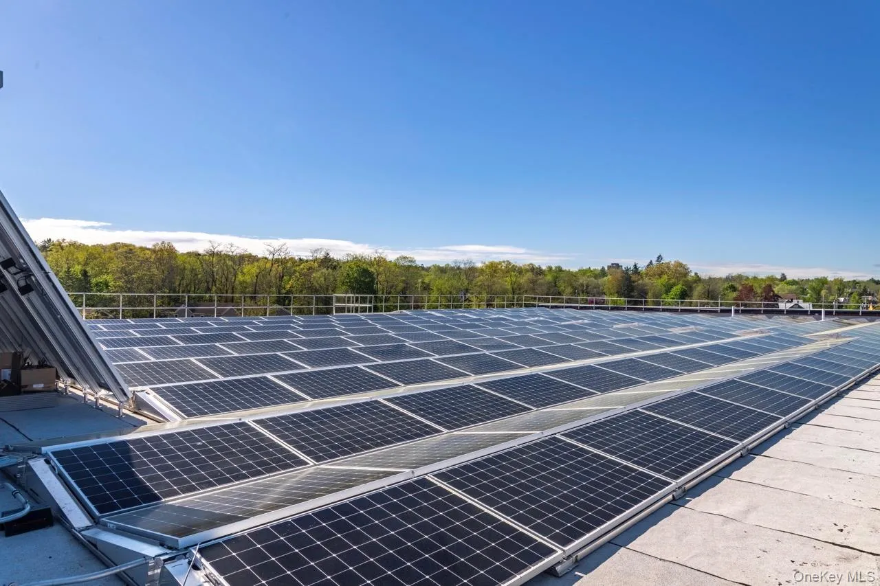 Building-owned solar photovoltaic system. Building-owned solar photovoltaic system.