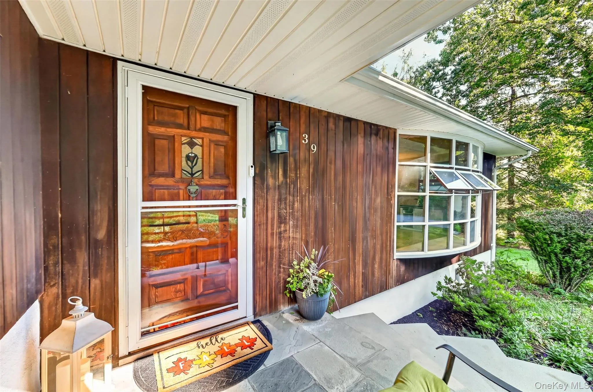 Custom wood door and storm door for added insulation. Custom wood door and storm door for added insulation.