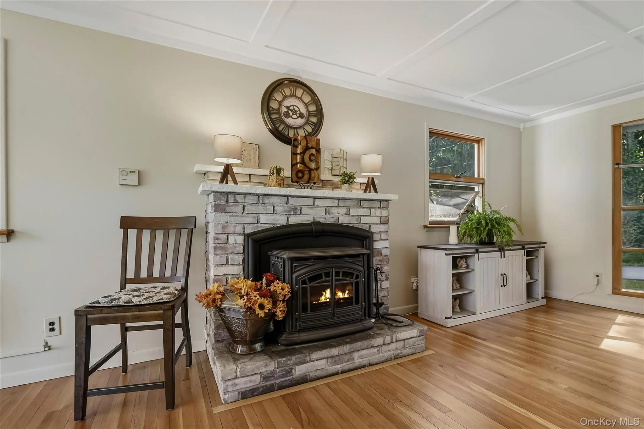 A pellet stove provides an economical alternative heat source and added warmth A pellet stove provides an economical alternative heat source and added warmth