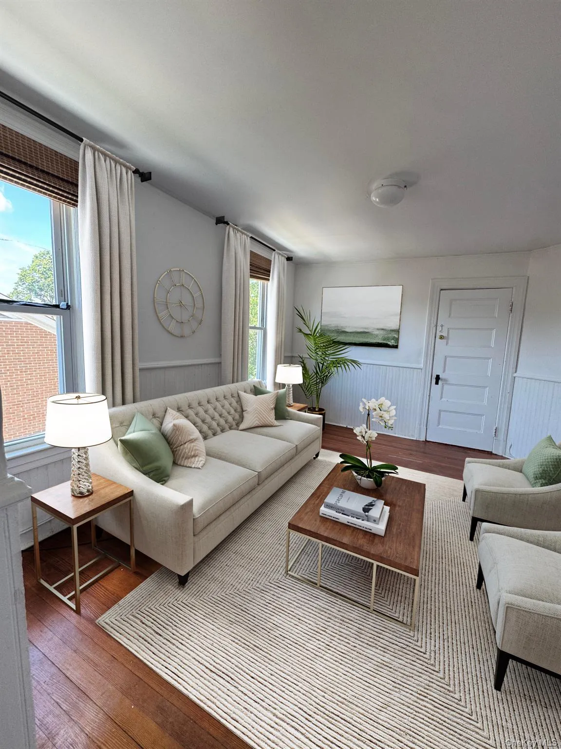 Virtually stagedliving room is conveniently located in the center of the apt Virtually stagedliving room is conveniently located in the center of the apt