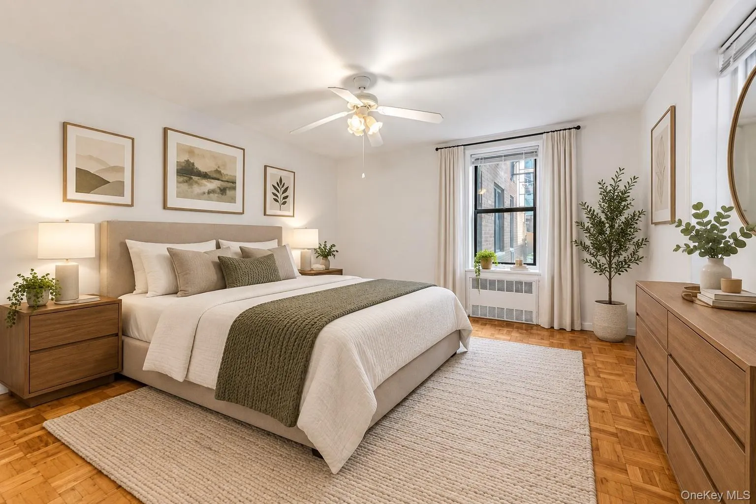 Bedroom virtually staged Bedroom virtually staged