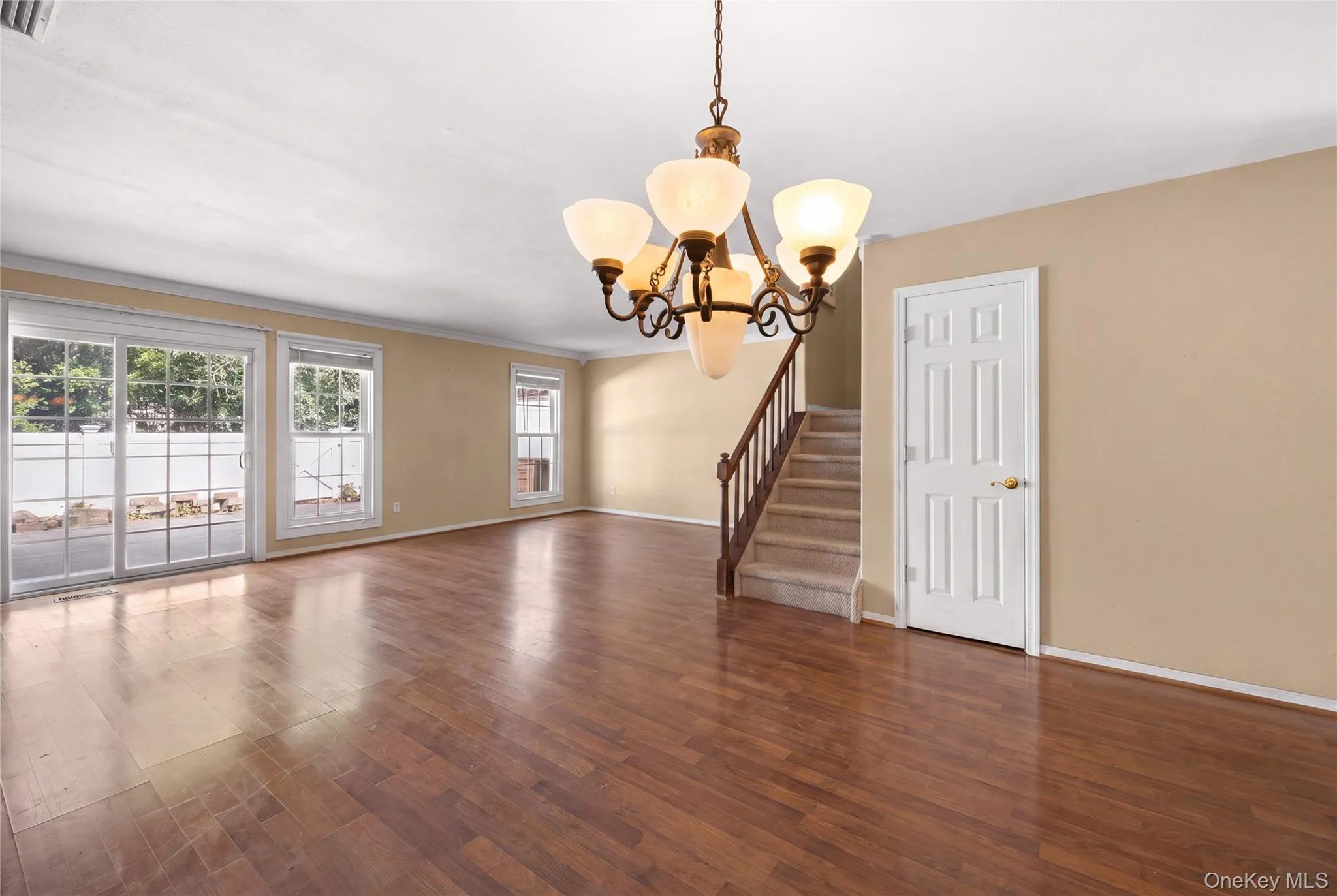 Dining & Living Room Area Virtually Decluttered Dining & Living Room Area Virtually Decluttered