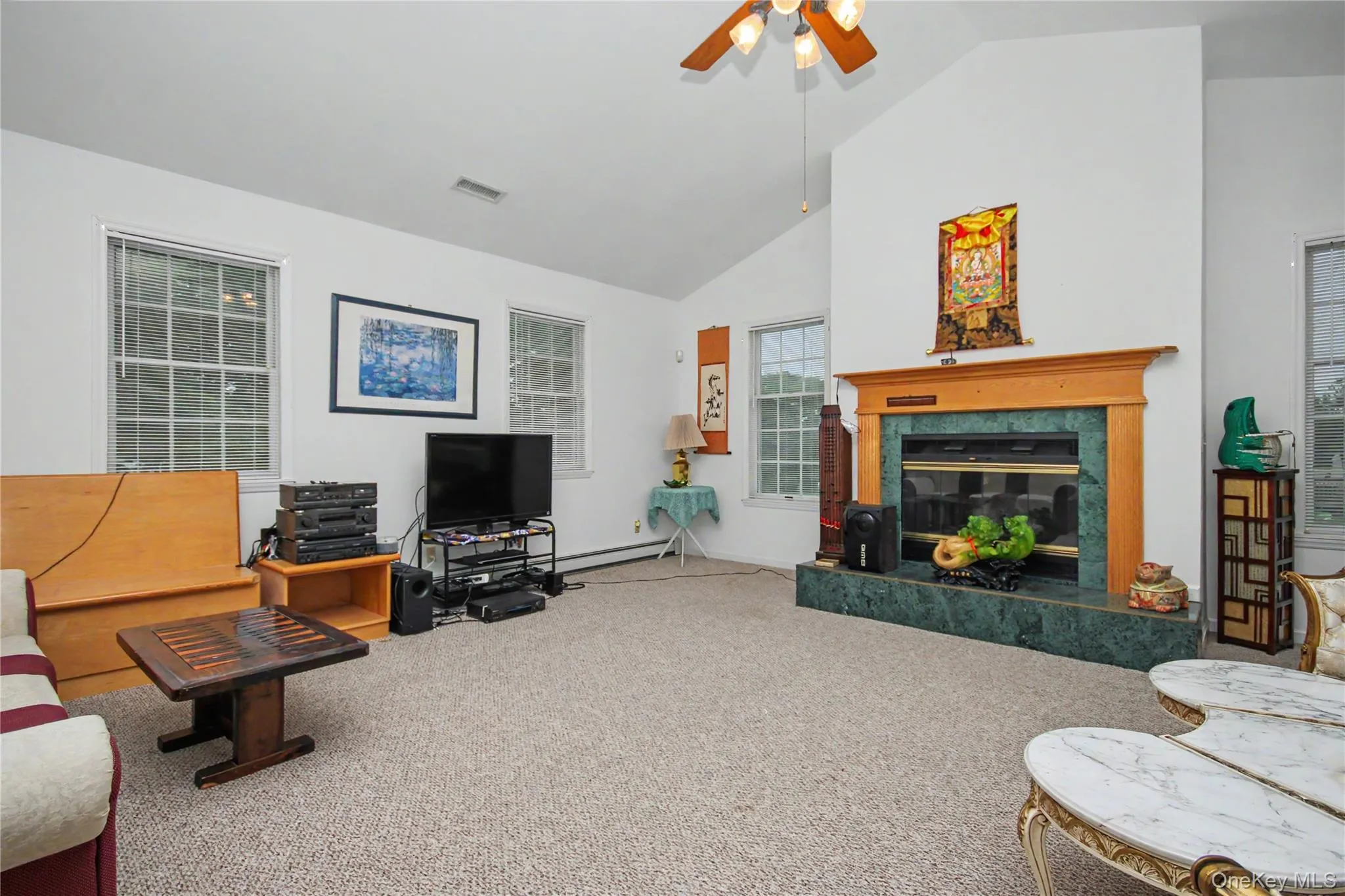 Large Family Room with a Vaulted Ceiling Large Family Room with a Vaulted Ceiling