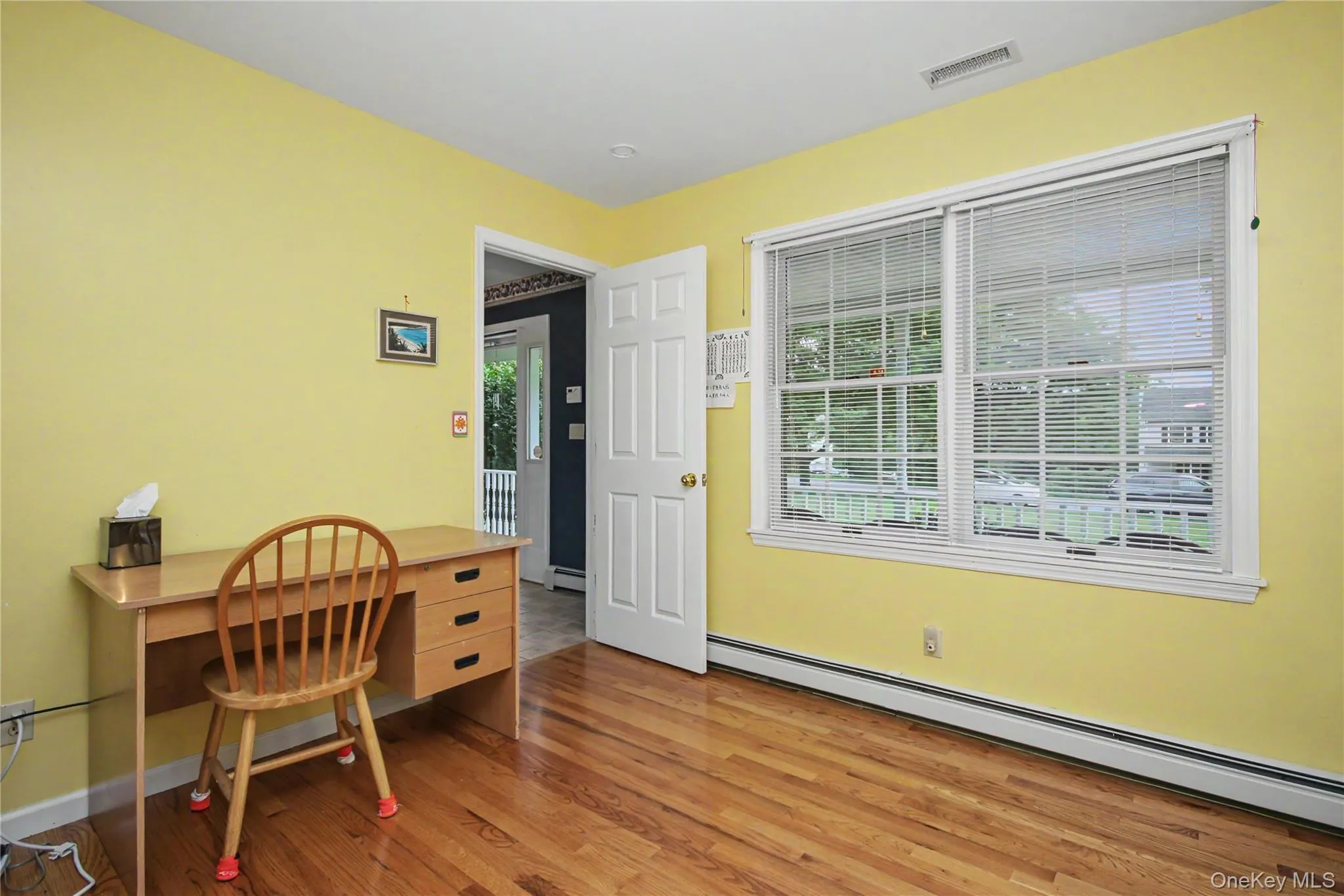Home Office or Den with Hardwood Floors Home Office or Den with Hardwood Floors