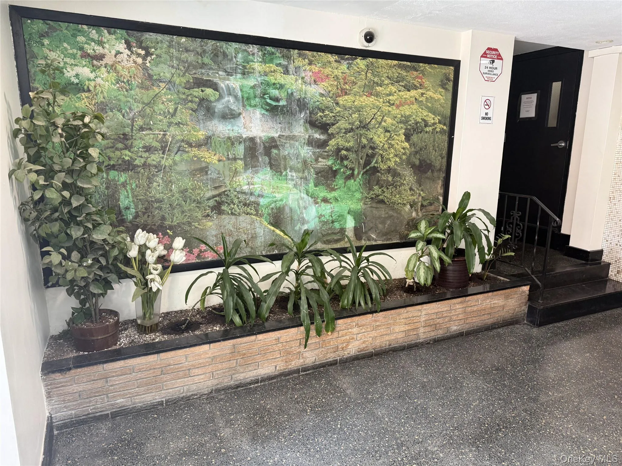 Welcoming building entrance foyer. Welcoming building entrance foyer.