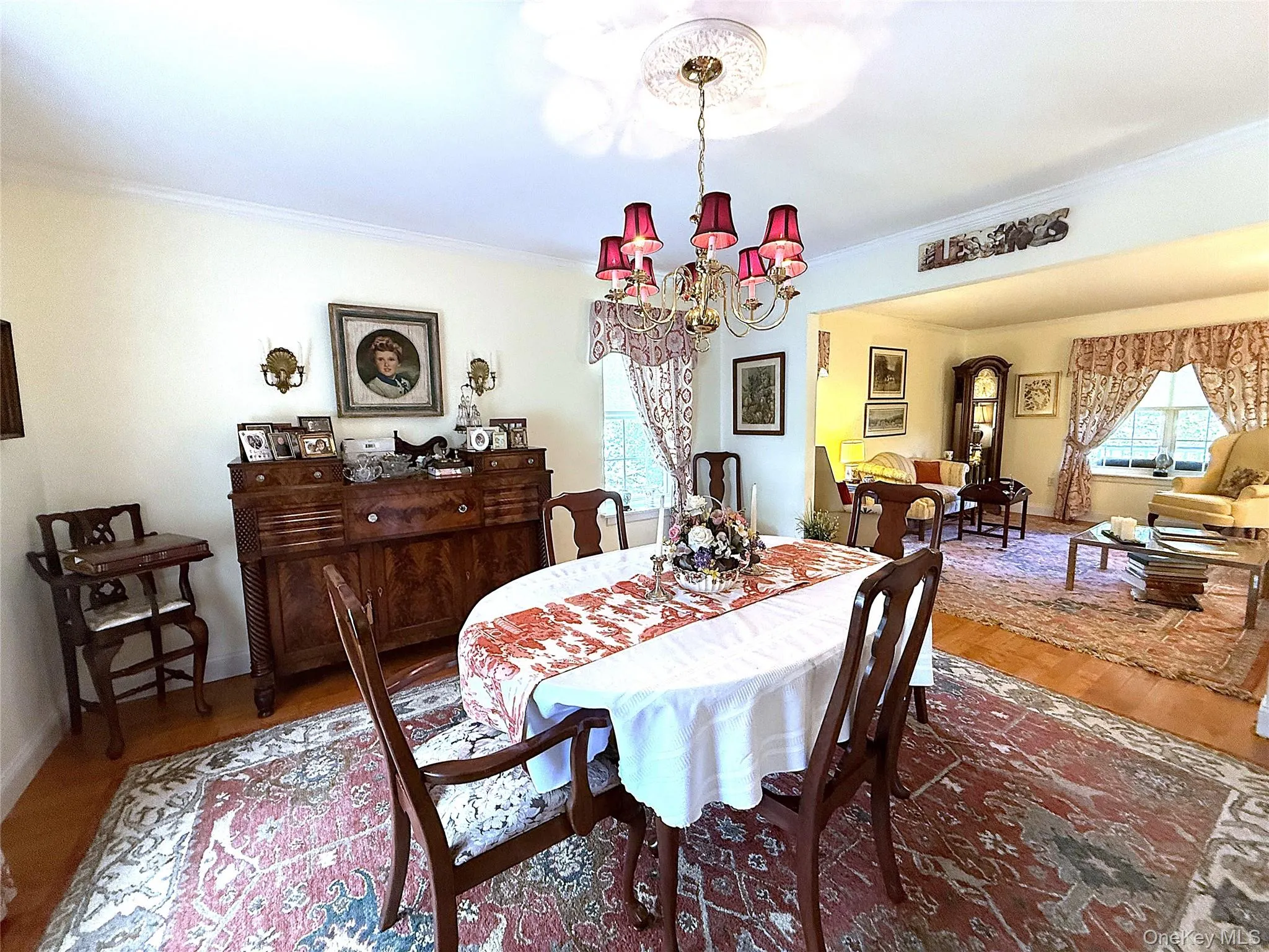 THE DINING ROOM IS OPEN TO THE LIVING ROOM. THE DINING ROOM IS OPEN TO THE LIVING ROOM.