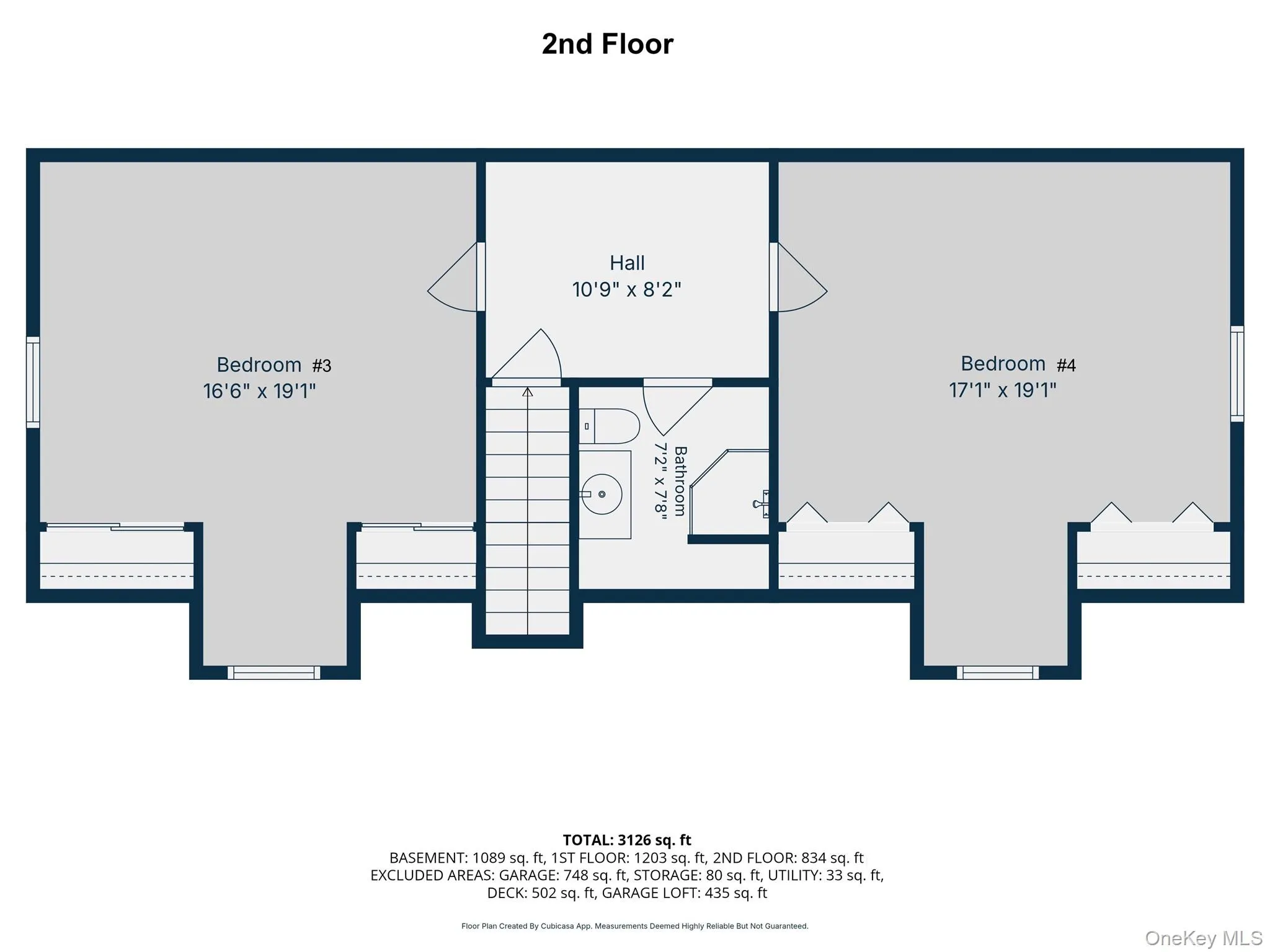 2nd floor - 834 sqft 2nd floor - 834 sqft