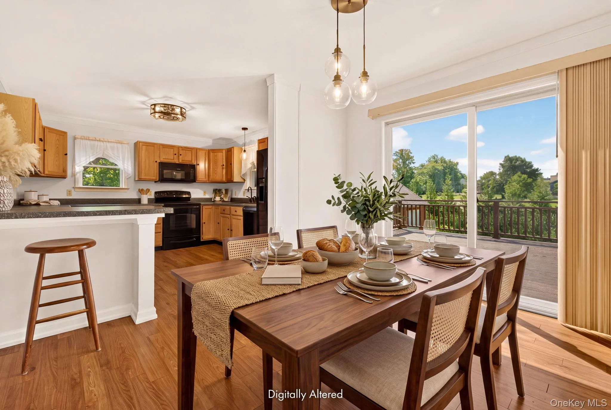 virtually staged Dining area virtually staged Dining area