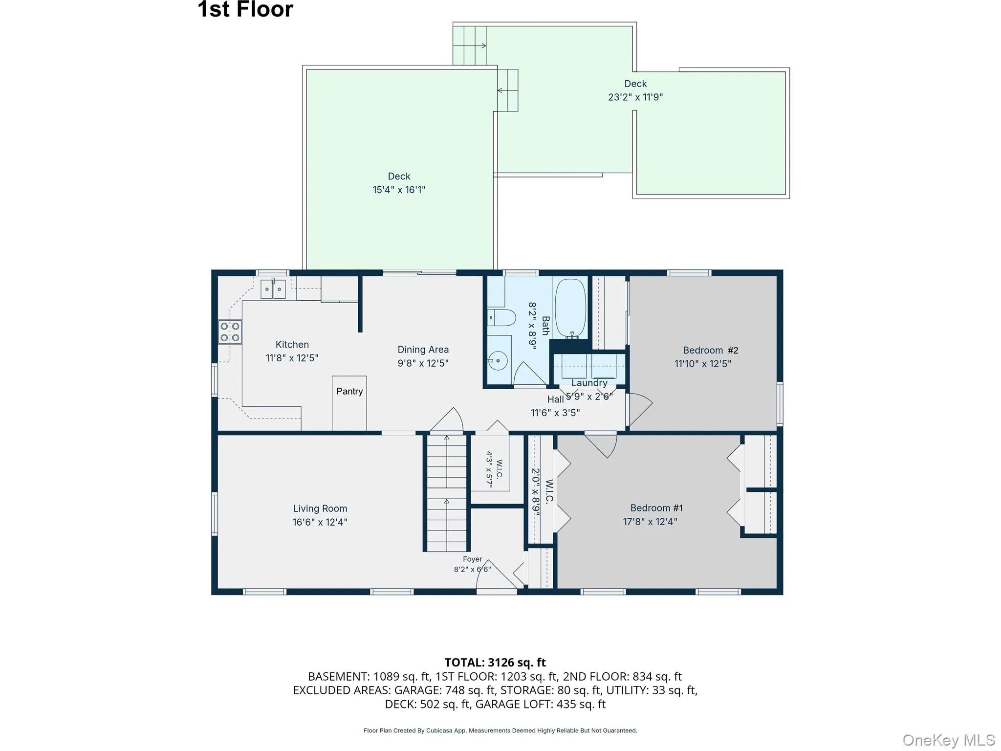 1st floor - 1203 sqft 1st floor - 1203 sqft