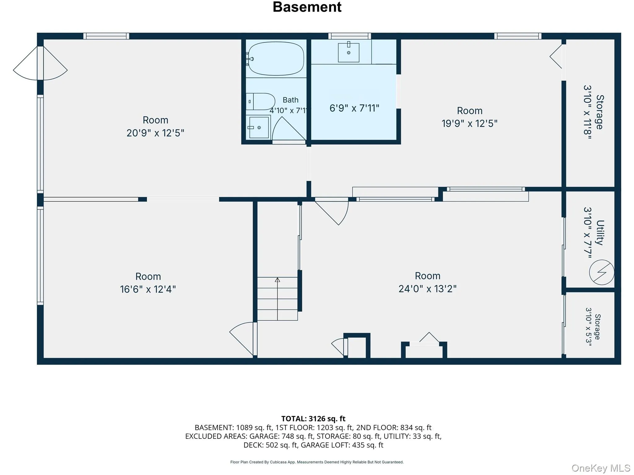 full basement - finished - 1089 sqft full basement - finished - 1089 sqft