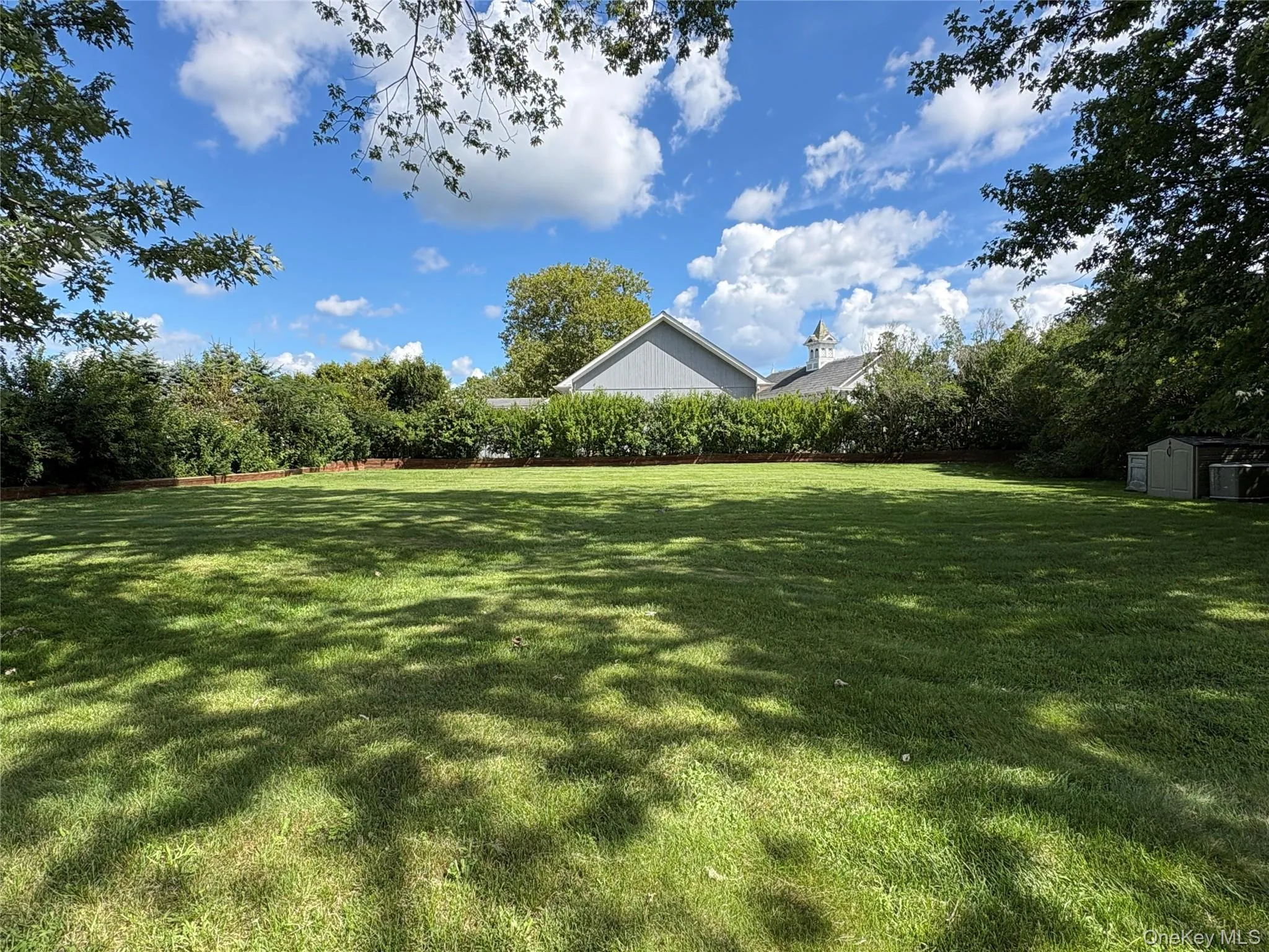 Over a half acre Over a half acre