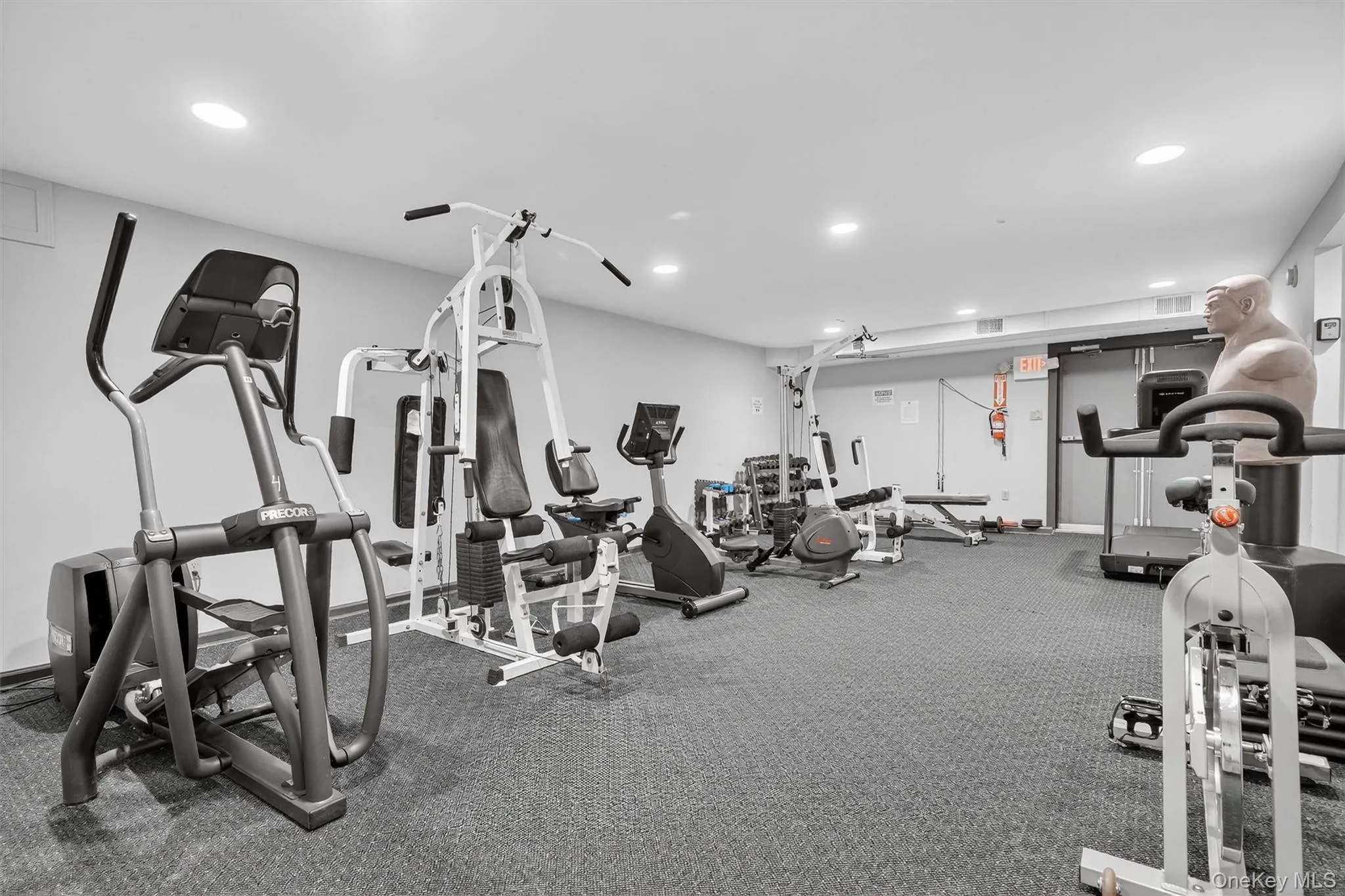 Gym located in the clubhouse Gym located in the clubhouse