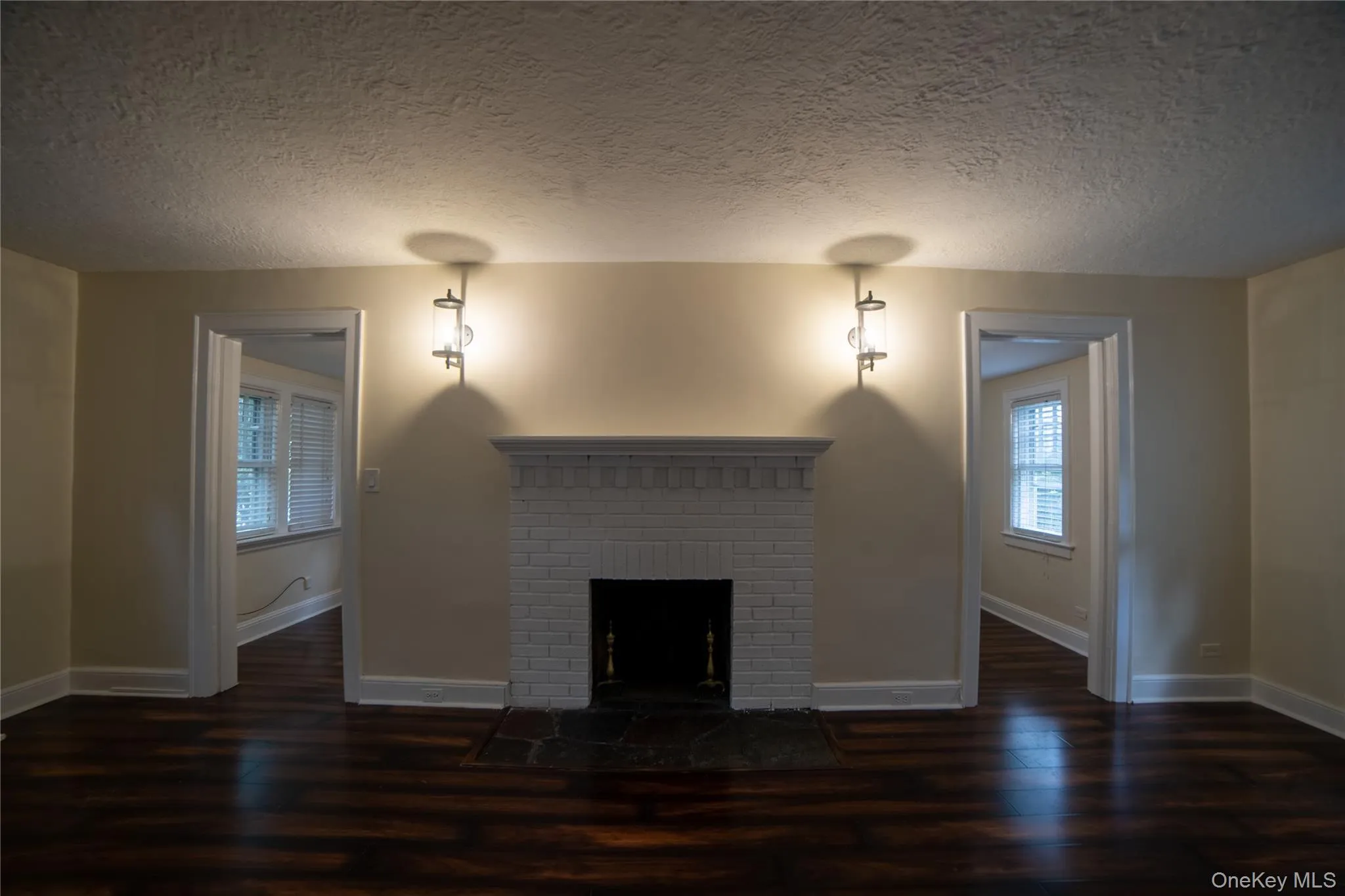 Living room with fireplace. Living room with fireplace.