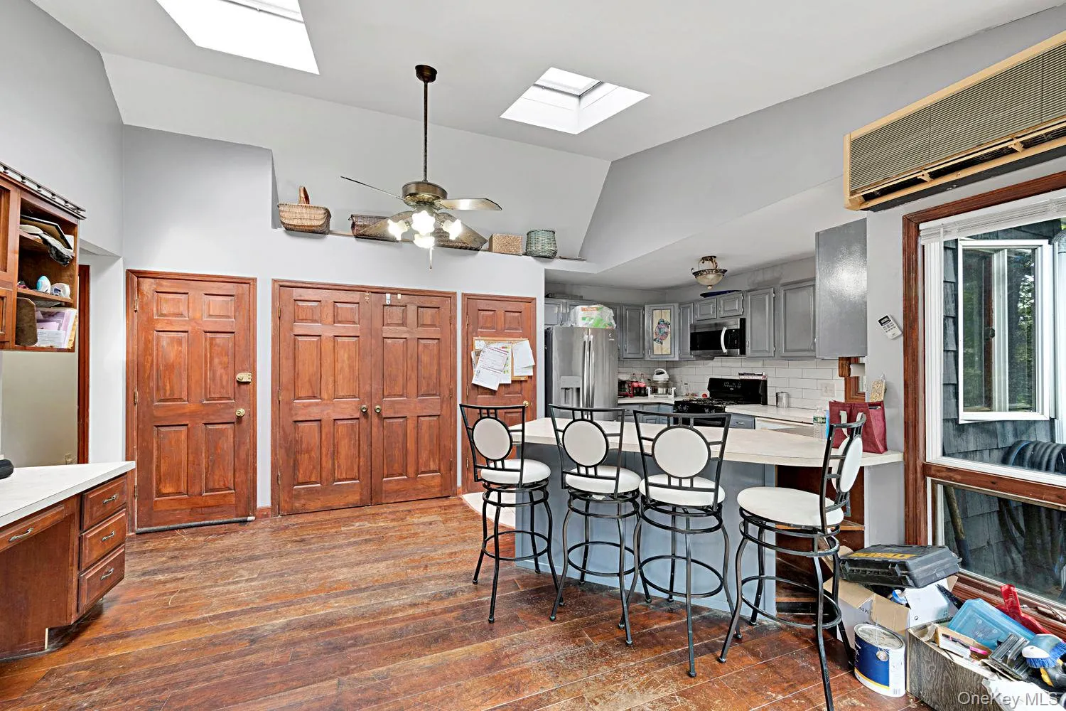 Kitchen with access to basement, laundry closet, and pantry. Kitchen with access to basement, laundry closet, and pantry.