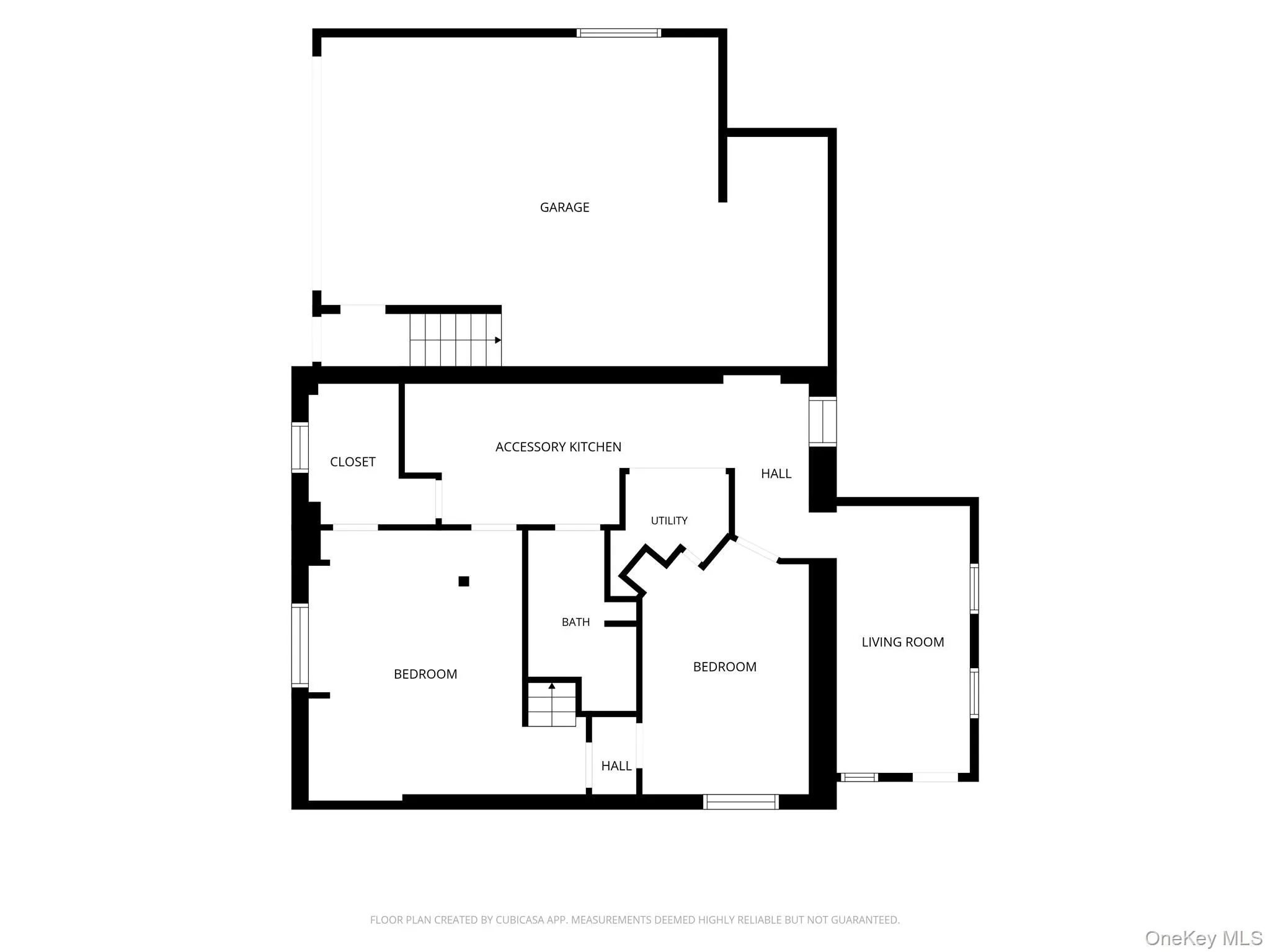 Basement layout. Left bedroom & closet part of main house. Basement layout. Left bedroom & closet part of main house.