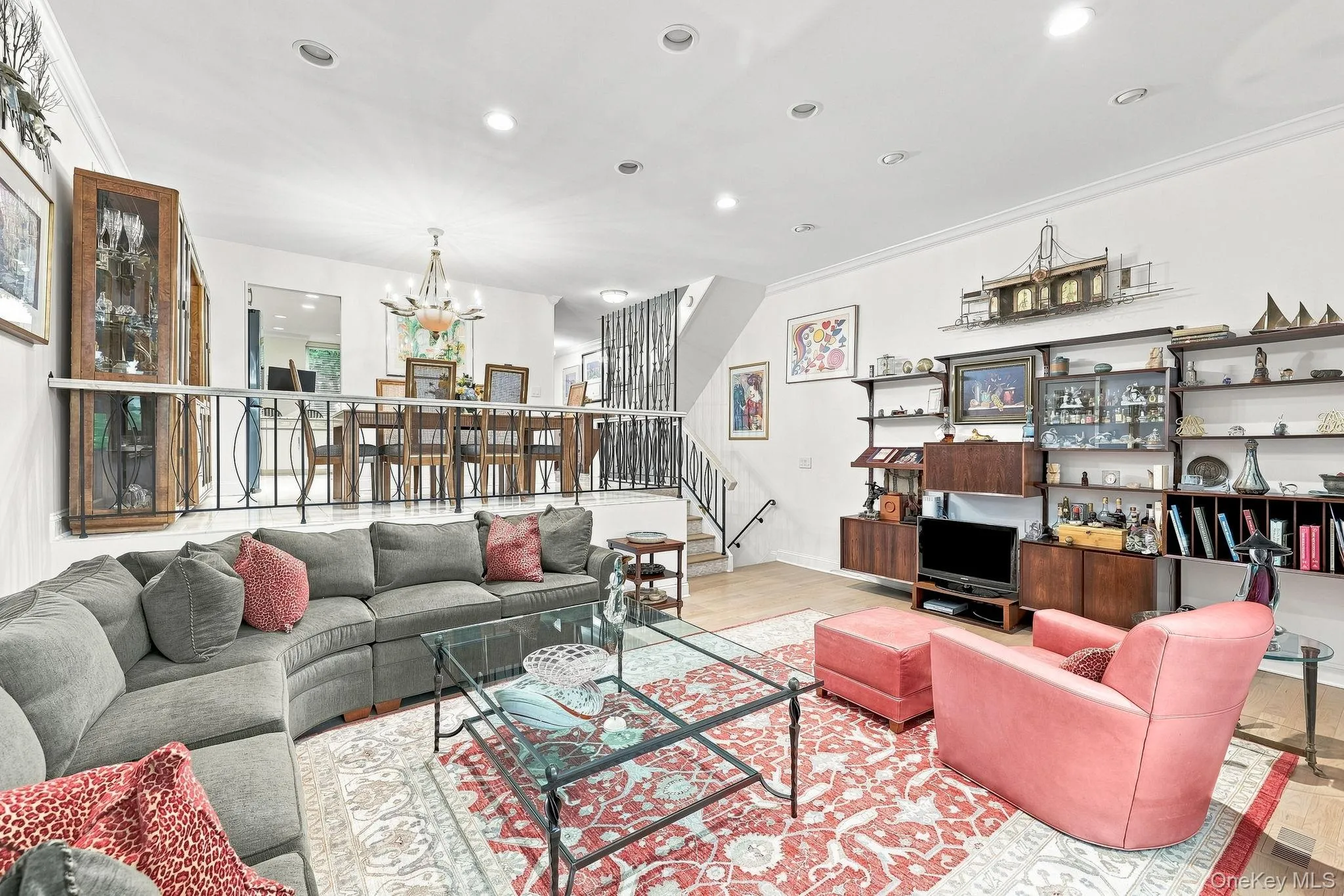 Another view of the living room that captures the generous space there is in this townhouse for entertaining Another view of the living room that captures the generous space there is in this townhouse for entertaining
