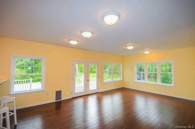 Wonderful light. French doors out. Wonderful light. French doors out.