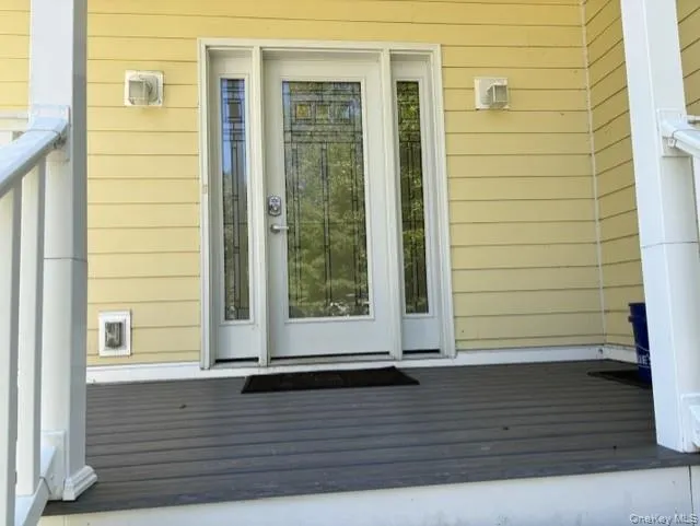 Covered entry porch. Covered entry porch.