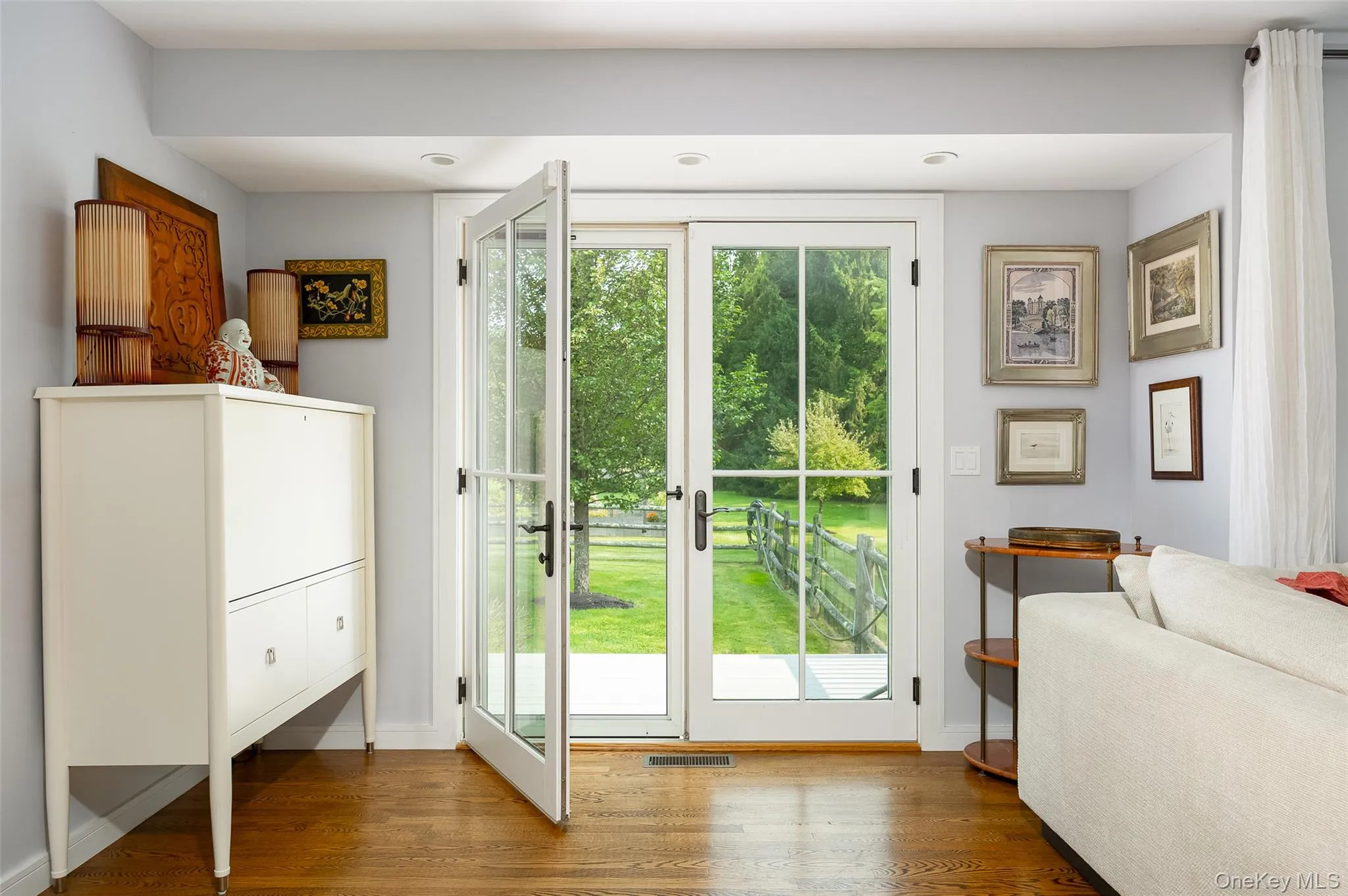 Detail with French doors to deck Detail with French doors to deck