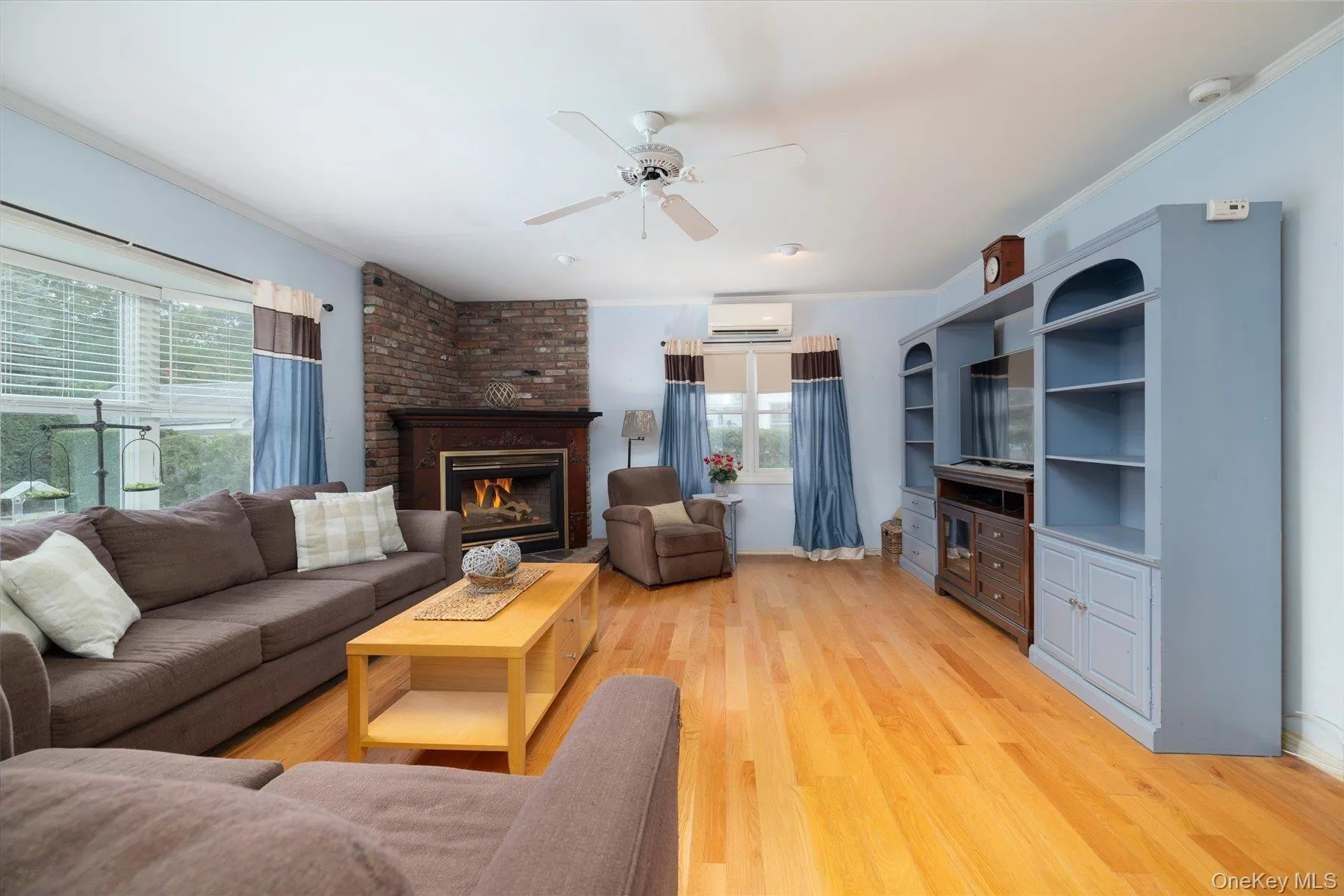 Great room with gas fireplace Great room with gas fireplace
