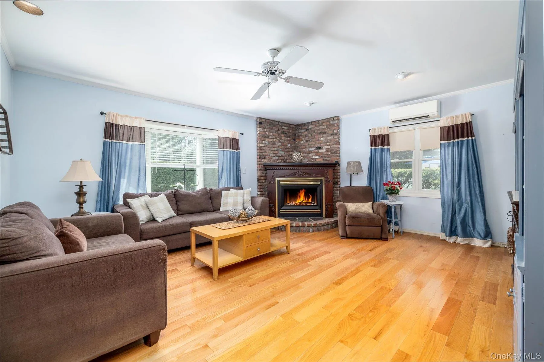 Great room with gas fireplace Great room with gas fireplace