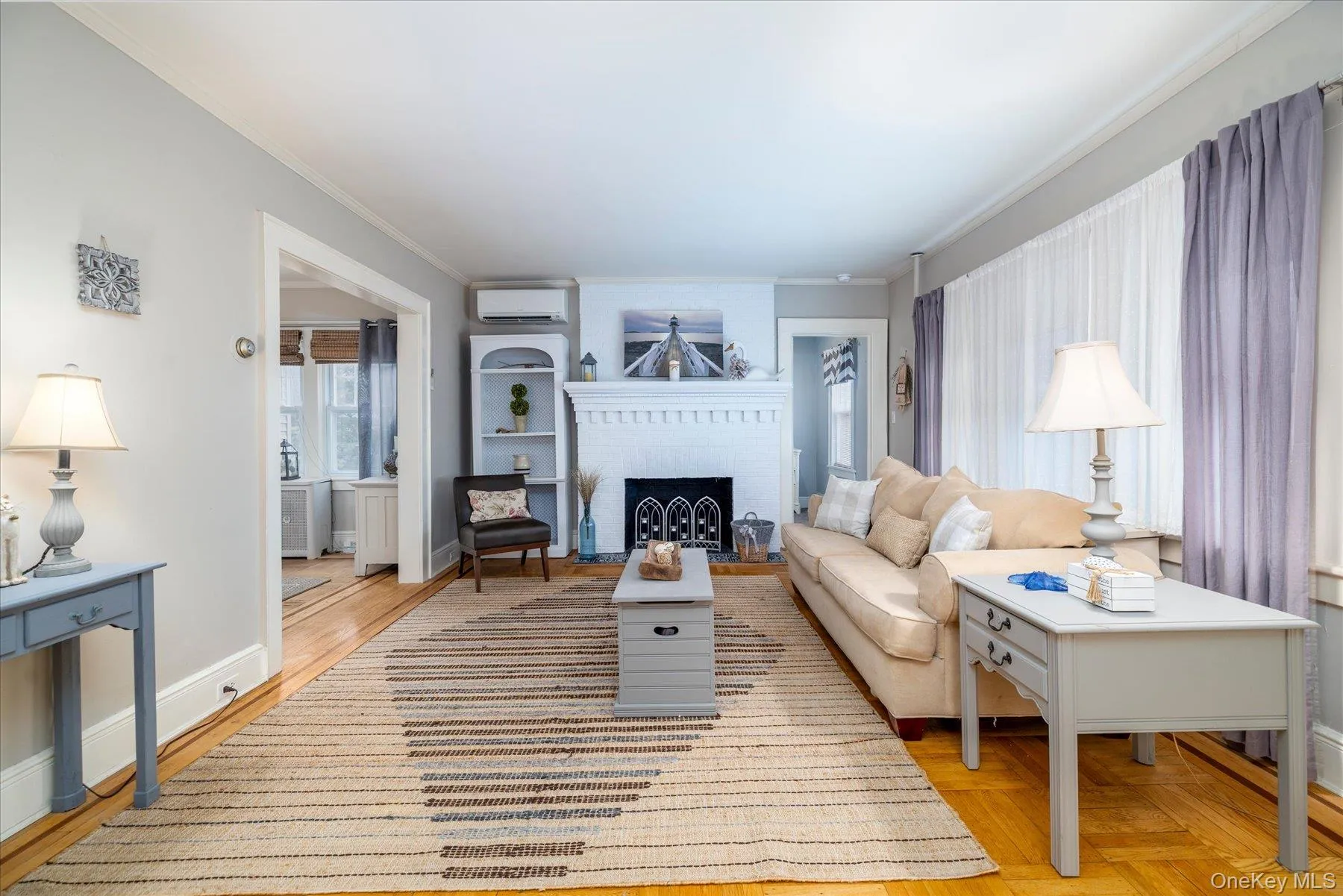 Living room with hardwood floors Living room with hardwood floors