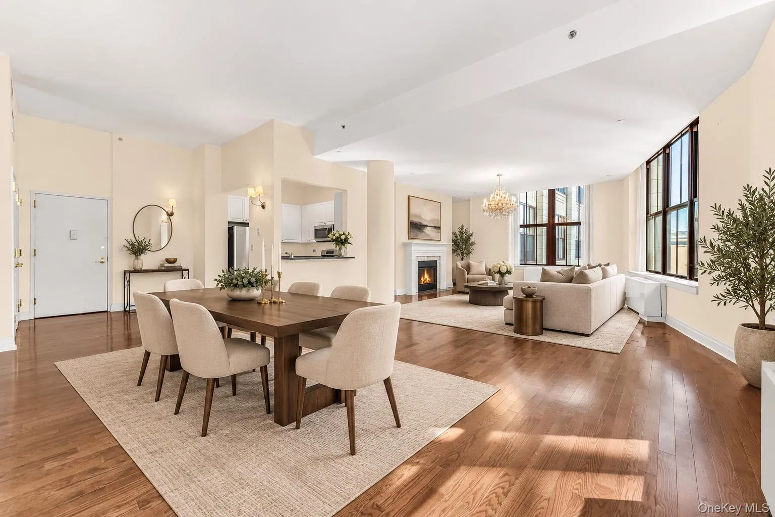 Open floor plan Open floor plan