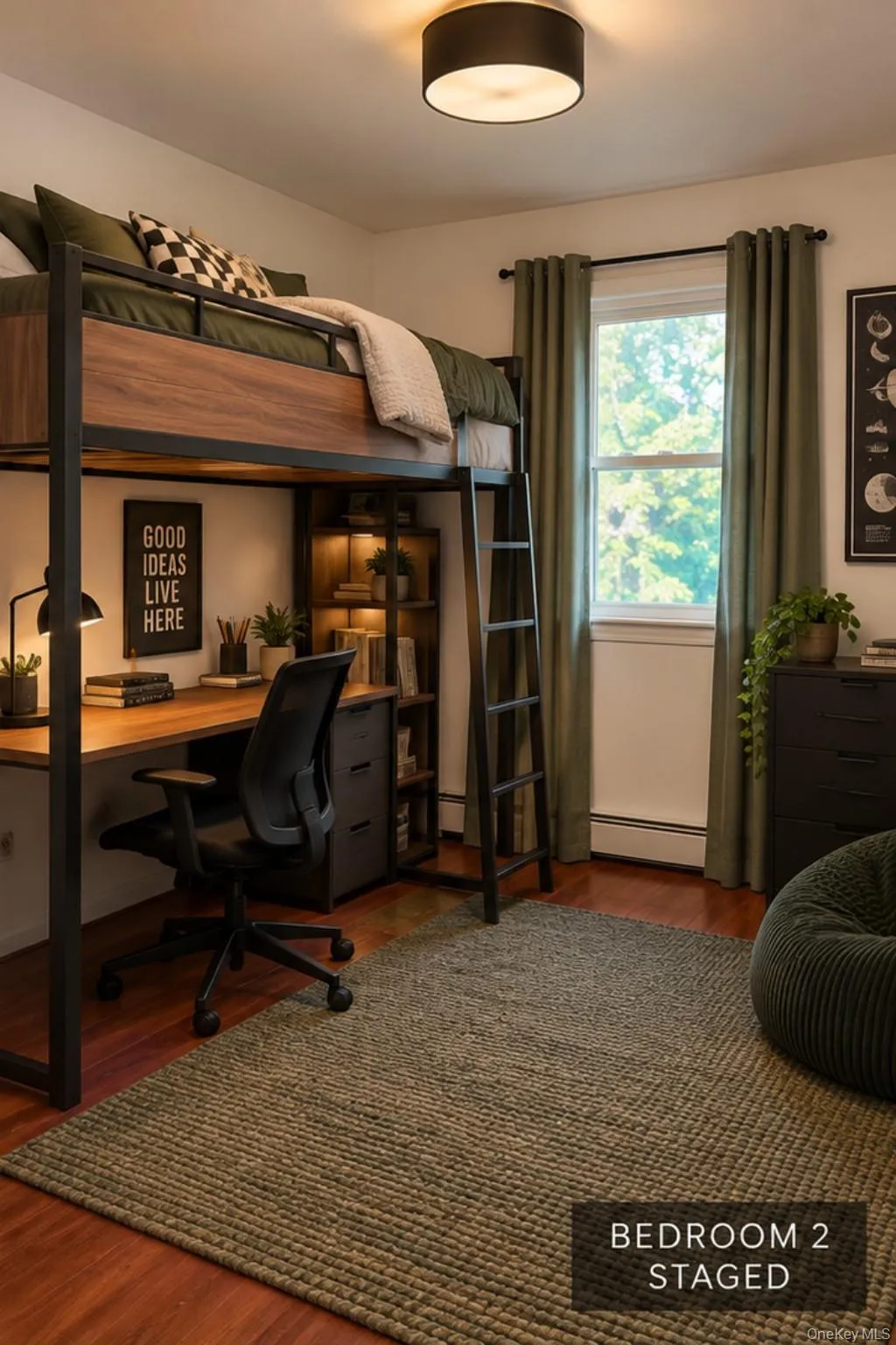 AI staged bedroom AI staged bedroom