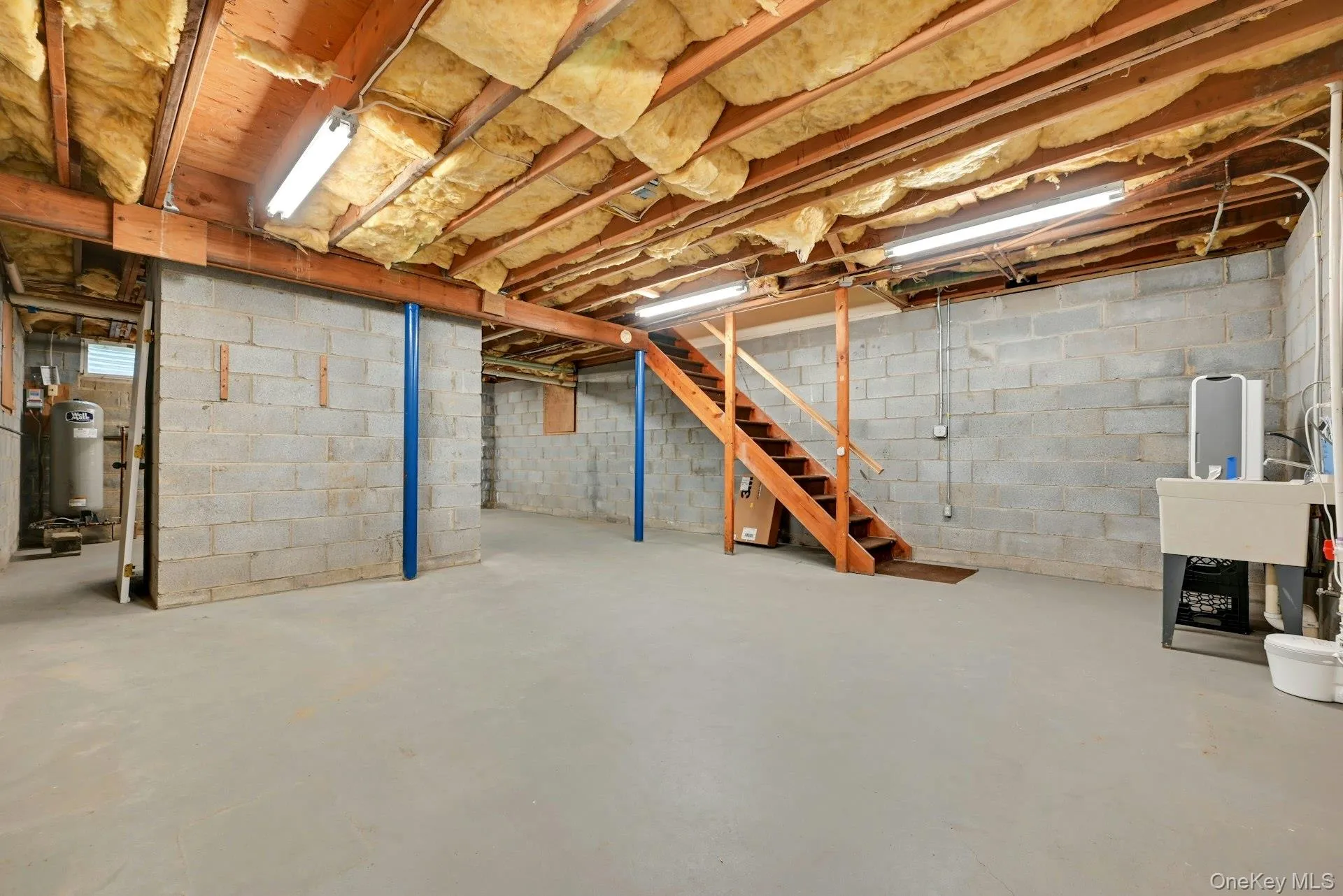 Unfinished partial basement Unfinished partial basement
