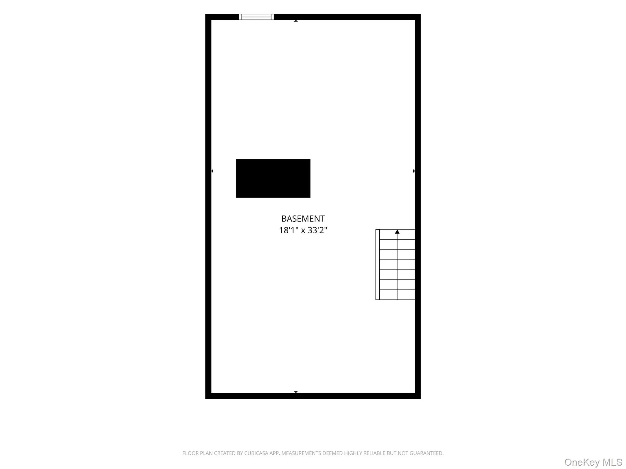 Basement floor plan Basement floor plan