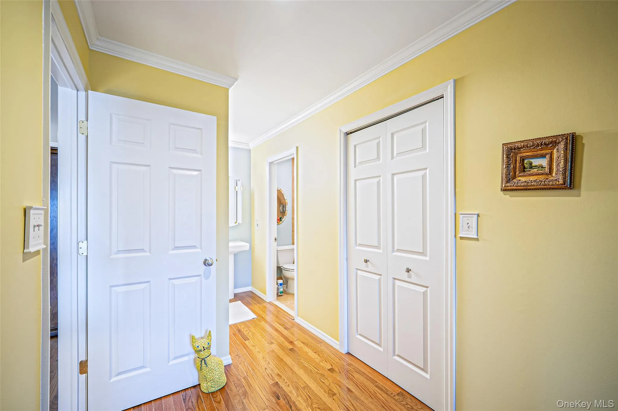 Entrance Door to Bedroom on Left and Door on Right is Walk in Closet Entrance Door to Bedroom on Left and Door on Right is Walk in Closet