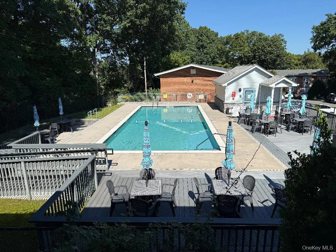 Complex Pool outside your door with view from living room Complex Pool outside your door with view from living room