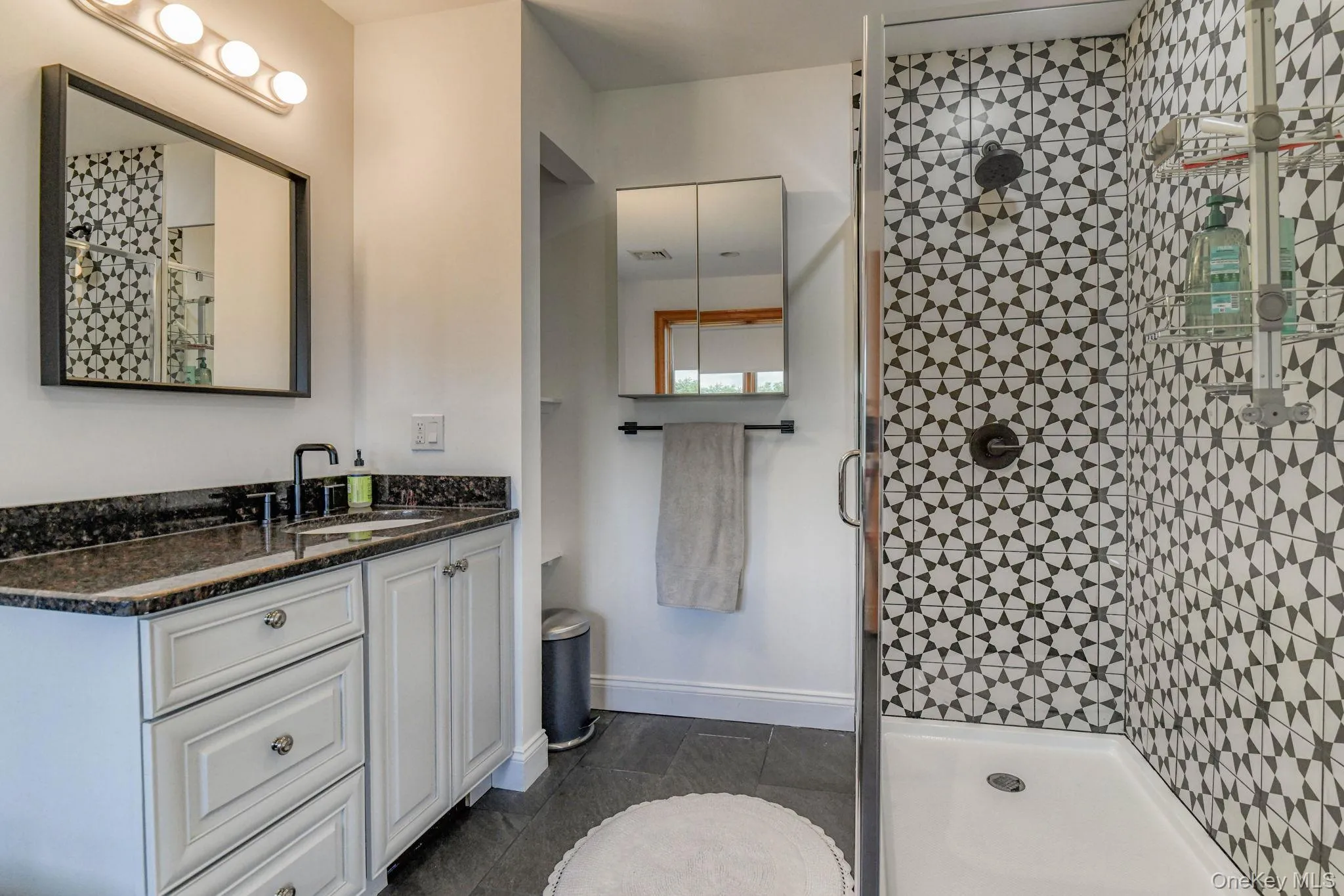 Stall shower and tub Stall shower and tub