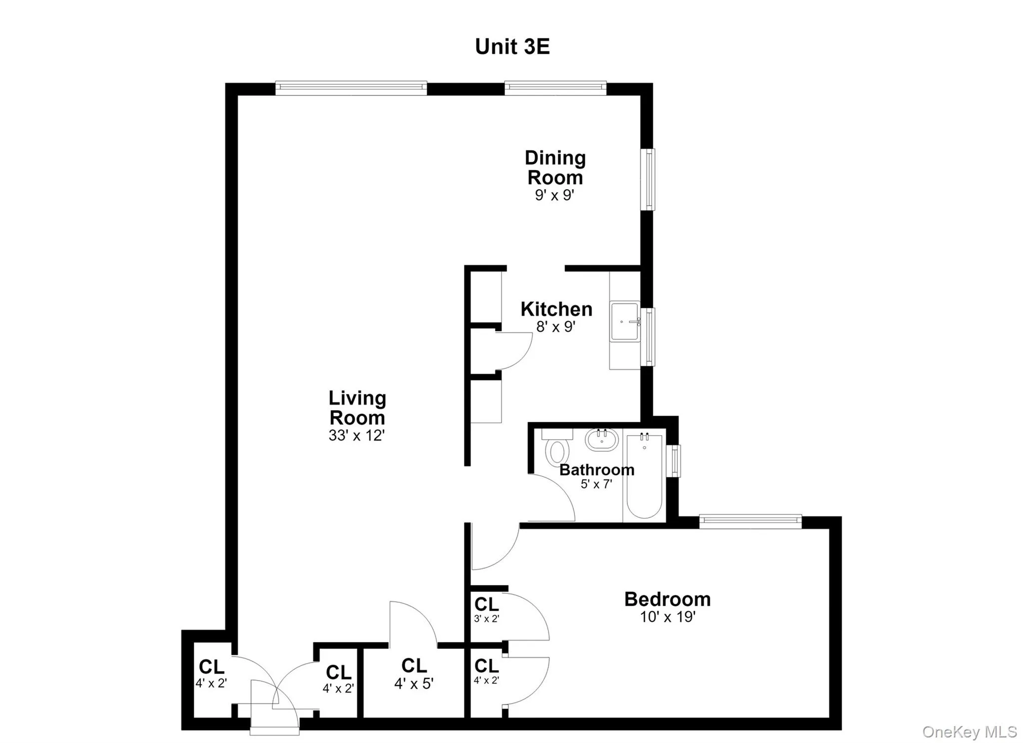 Note the 5 closets! Note the 5 closets!