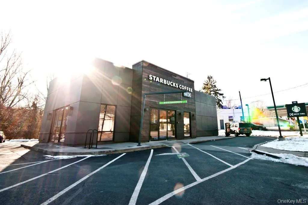 Morning coffee fix at Starbucks is just a hop and skip away. Morning coffee fix at Starbucks is just a hop and skip away.