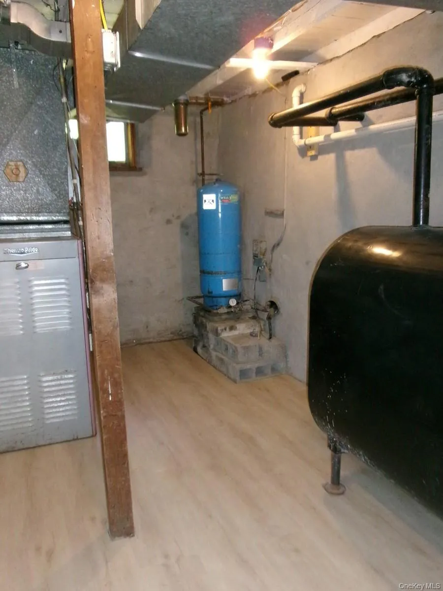 Well water treatment is already established in this home. Well water treatment is already established in this home.