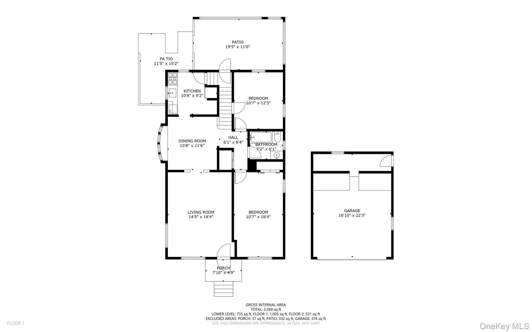 Main Floor and Garage Main Floor and Garage