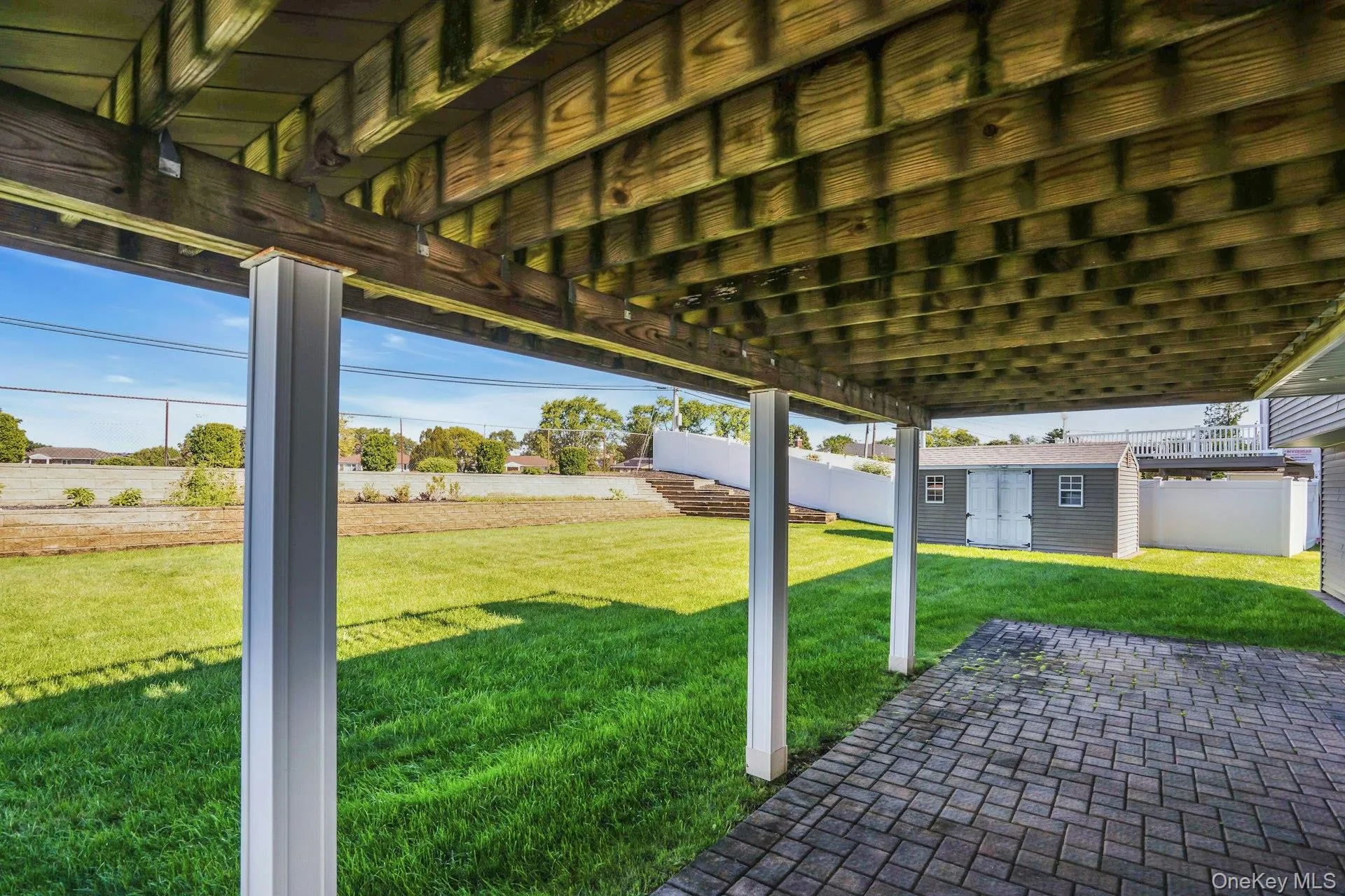 Patio from family room. Patio from family room.