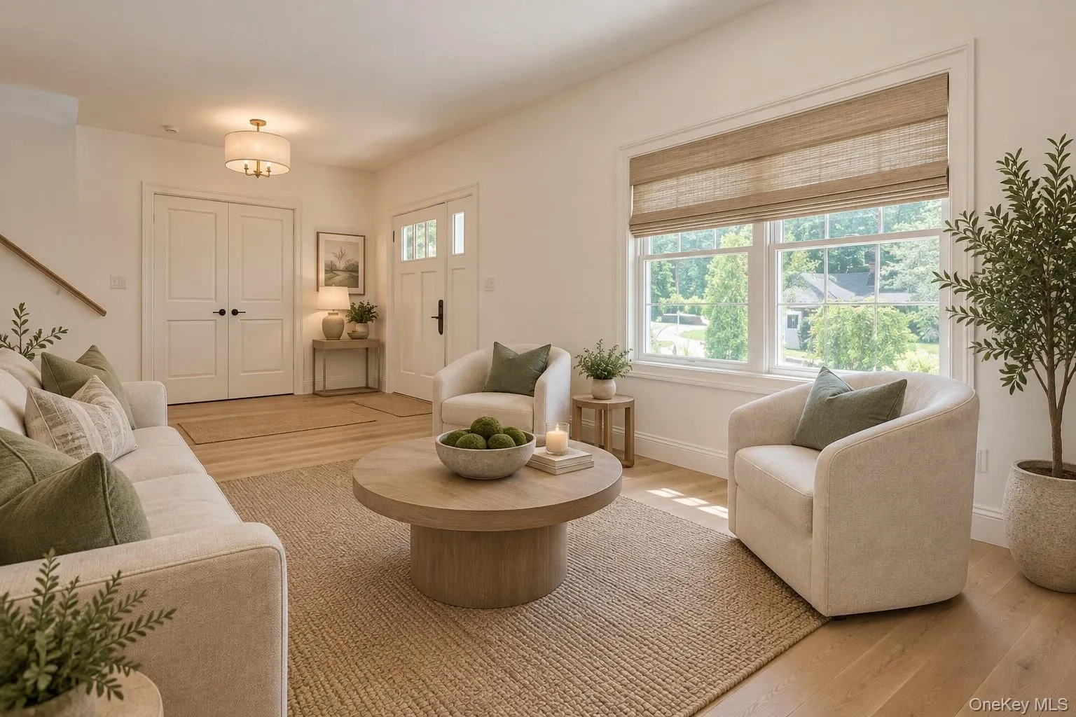 Beautifully virtually furniture staged to showcase this bright, inviting living room ! Beautifully virtually furniture staged to showcase this bright, inviting living room !