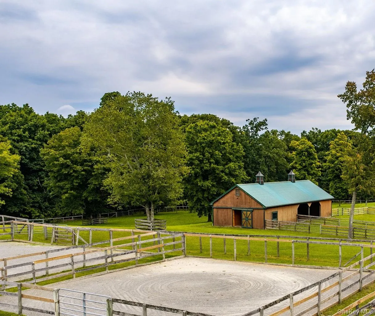 View of additional small paddocks (8 total plus medical paddock) and the loafing shed View of additional small paddocks (8 total plus medical paddock) and the loafing shed