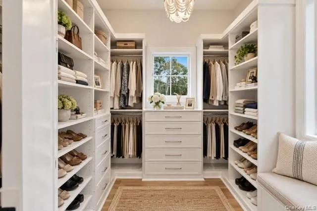 Master Bedroom walk in Closet Furnished