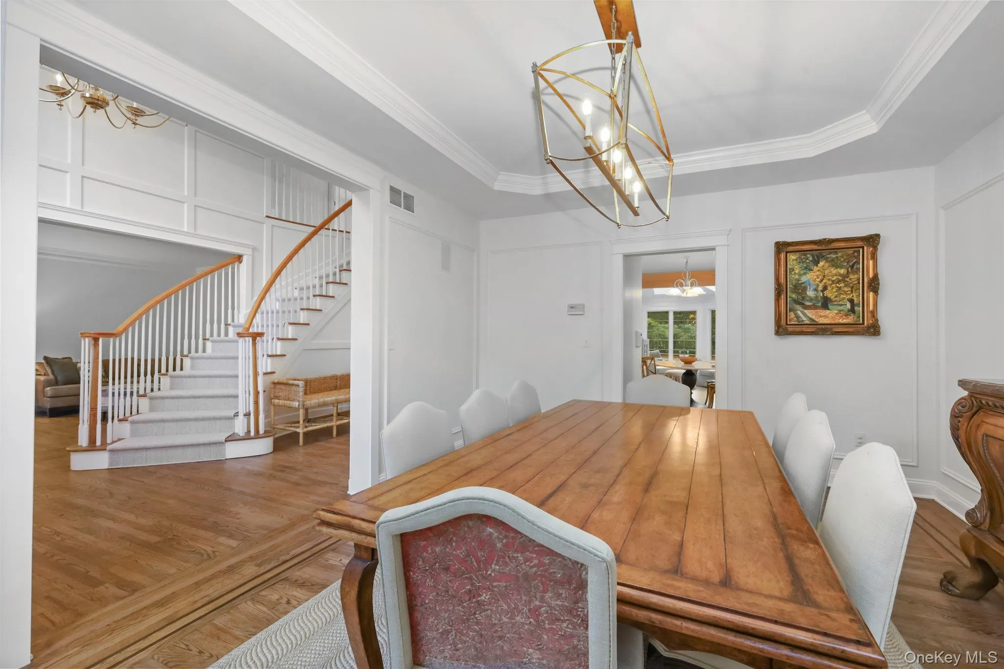 Entertaining friends is a pleasure in this spacious formal dining room. Entertaining friends is a pleasure in this spacious formal dining room.