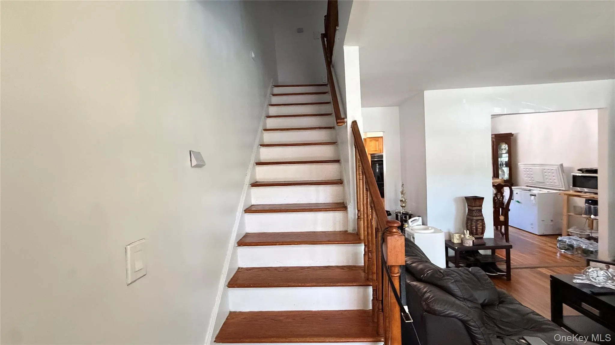 Stairs from second floor to top floor. Stairs from second floor to top floor.