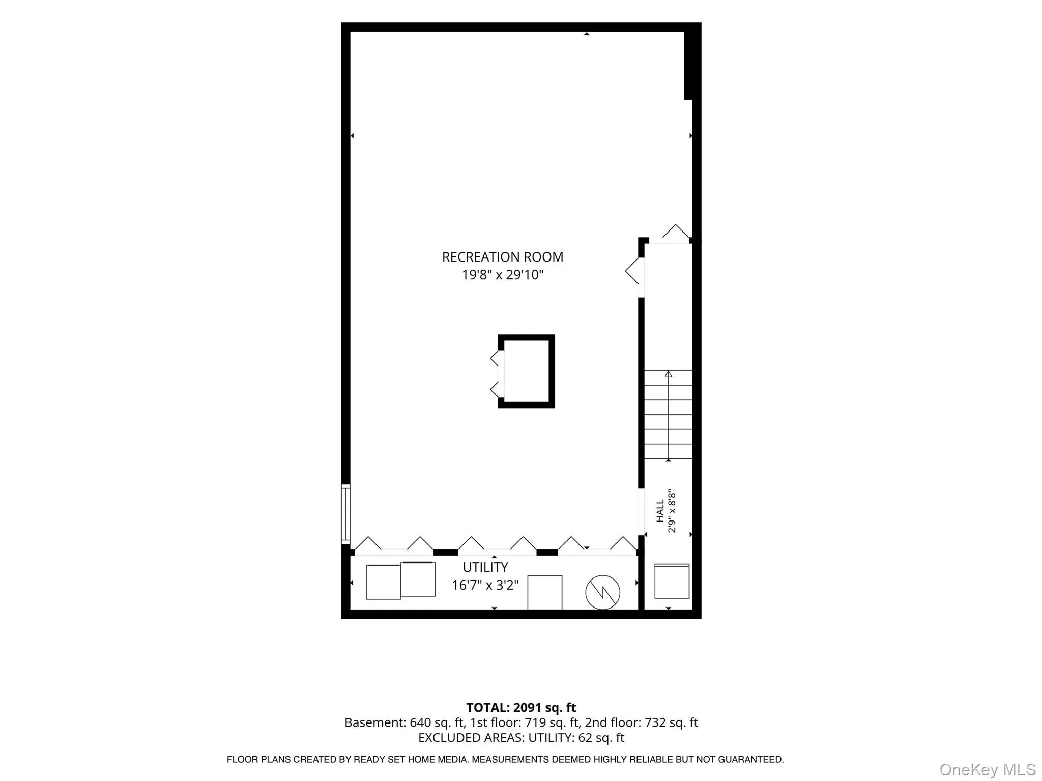 Finished basement level Finished basement level