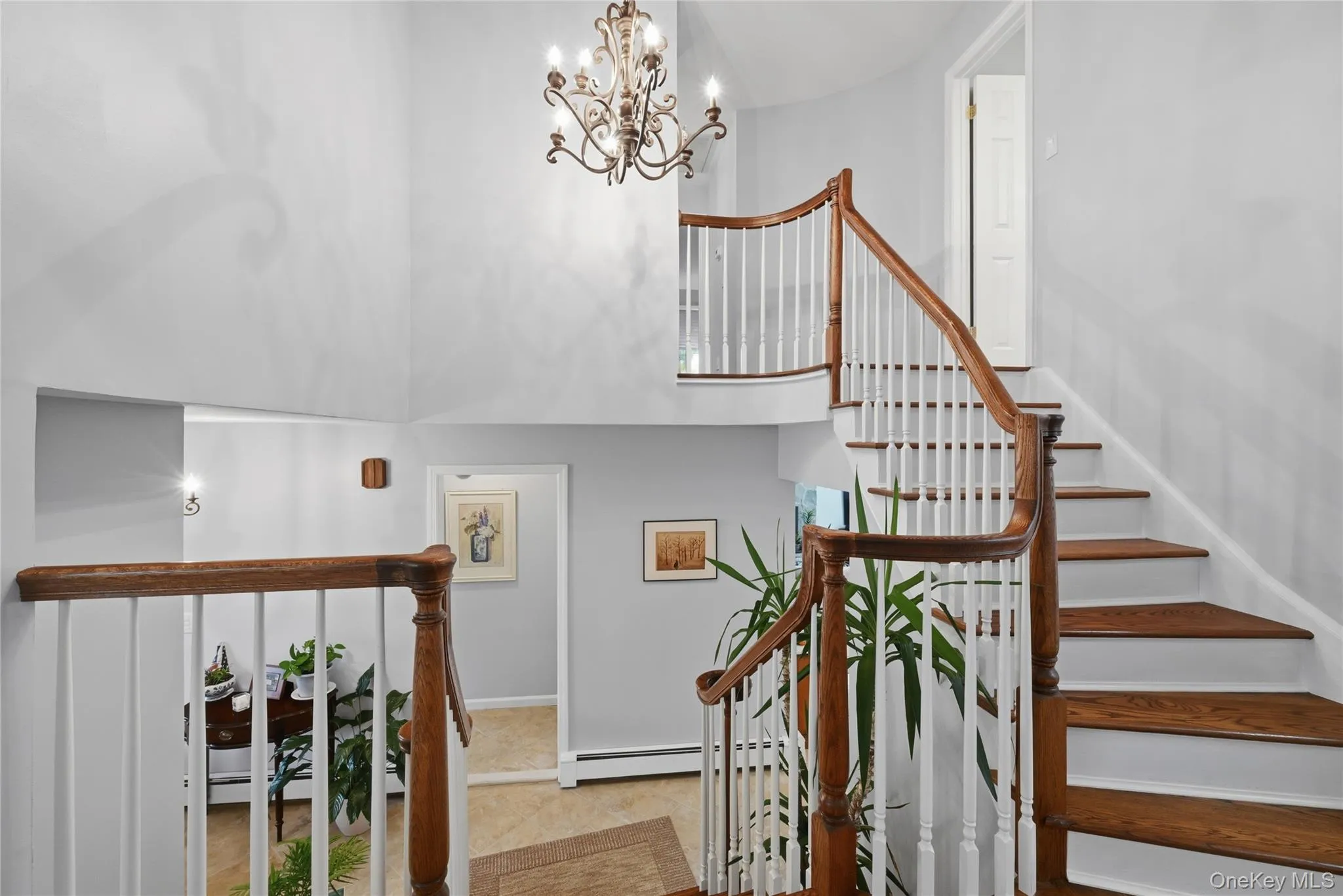 Stairs up to three bedrooms Stairs up to three bedrooms