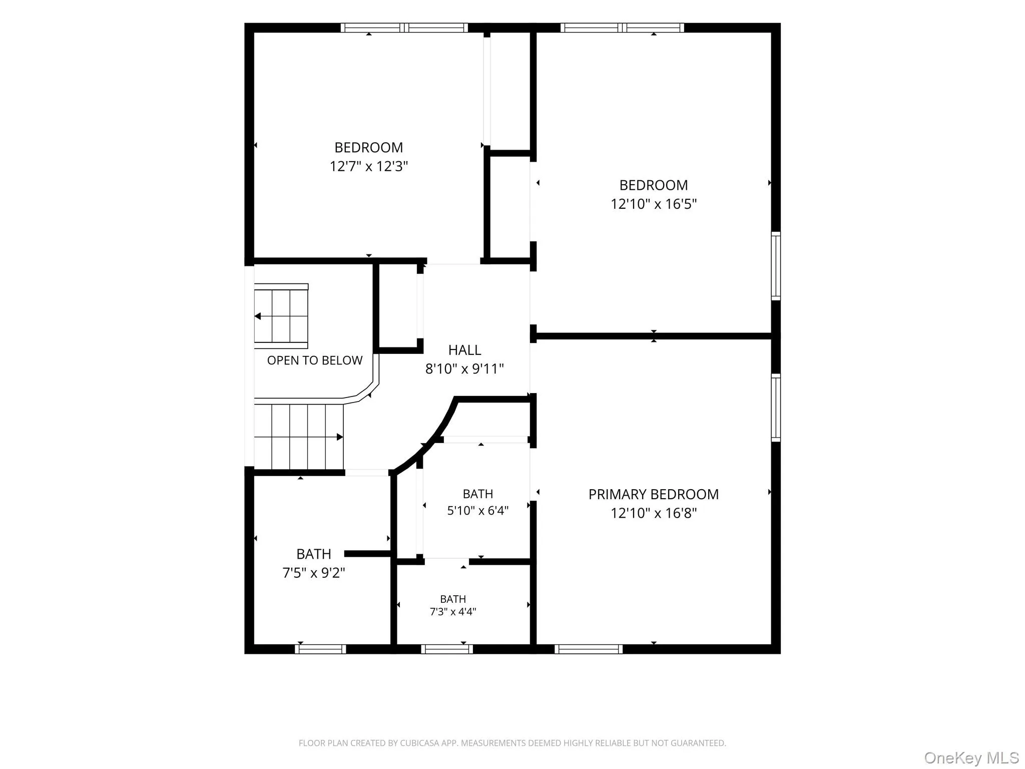 Floor plan for third level Floor plan for third level